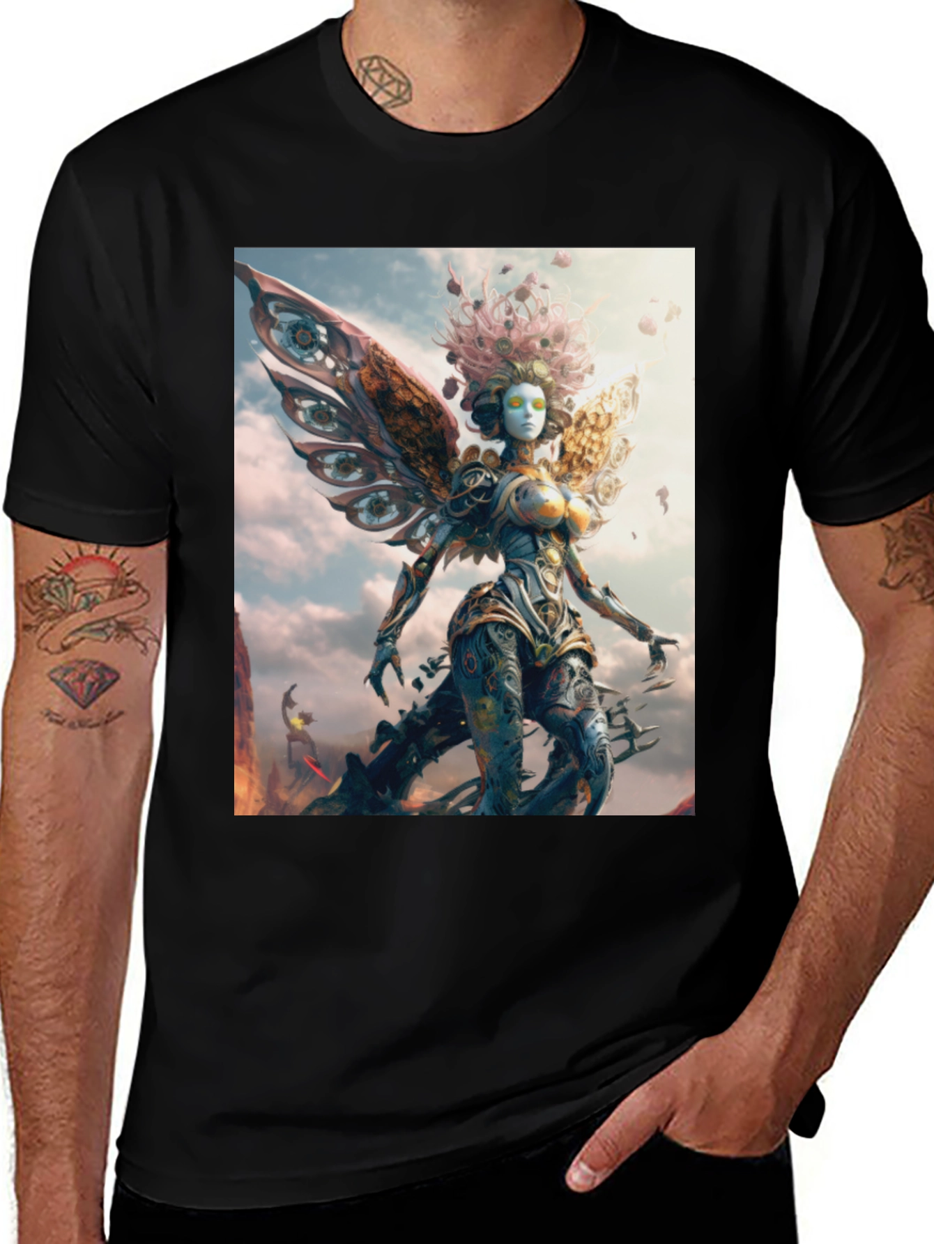 Variant 21 of Fantasy Fairy Graphic Tee - Unique Art Print