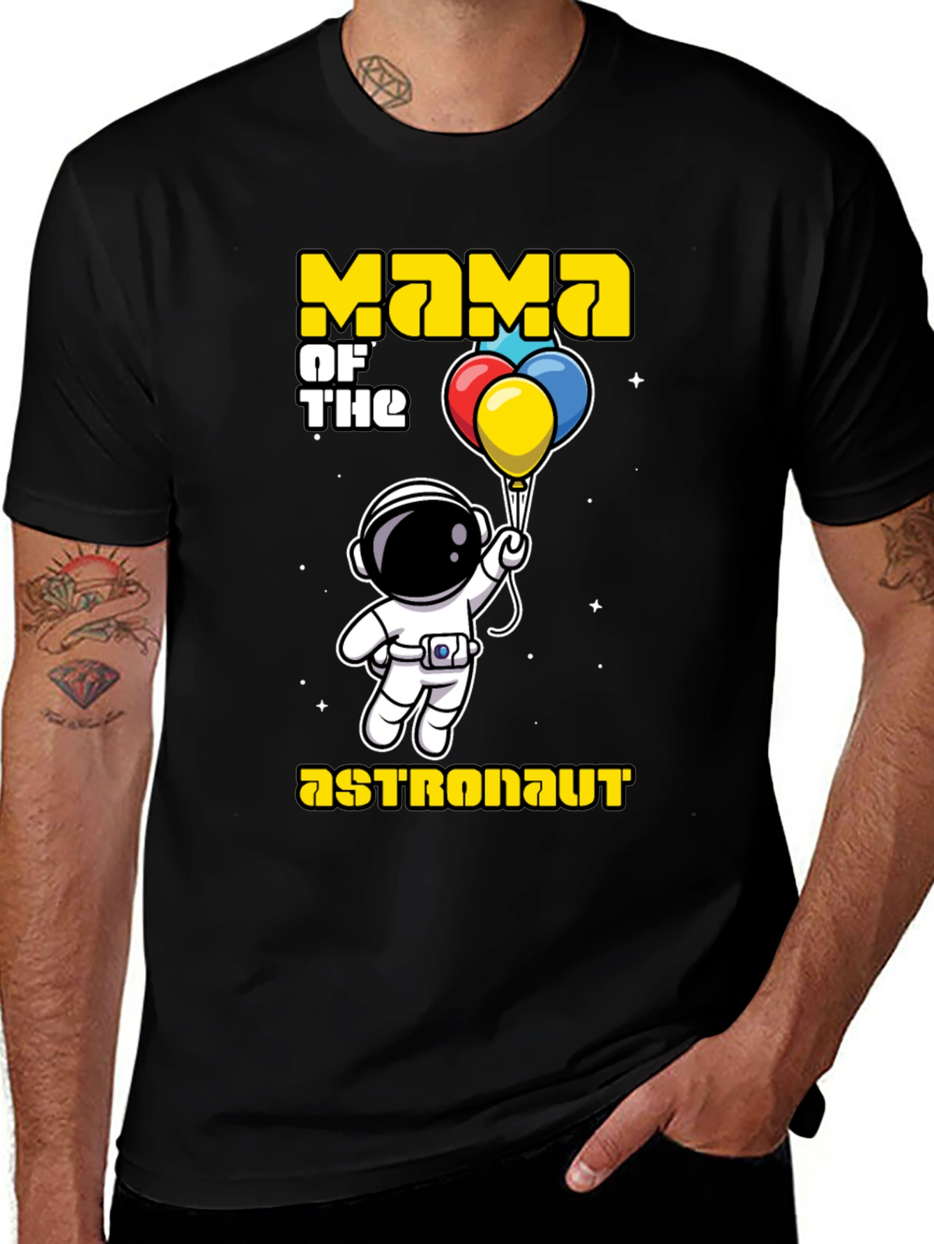 Mama of the Astronaut T-Shirt Space Lover Gift