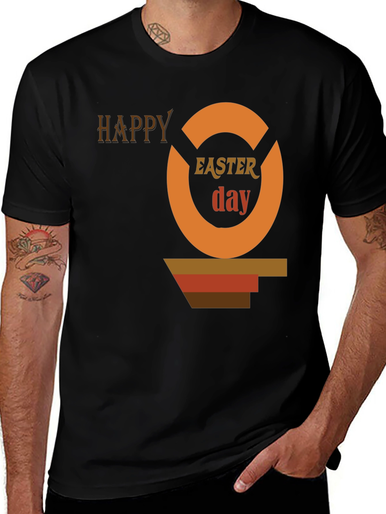 Happy Easter Day Graphic T-Shirt - Unique Design