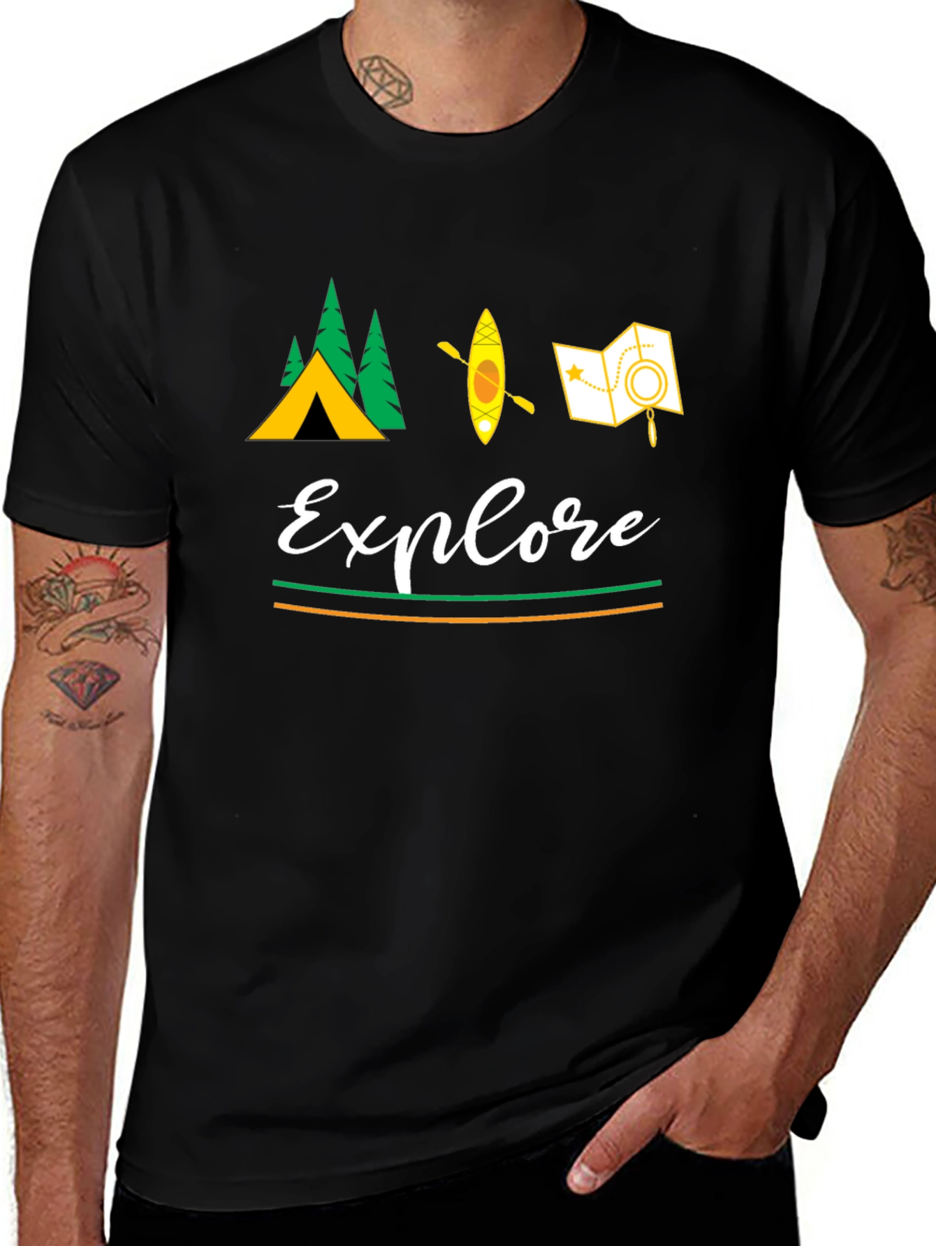 Variant 12 of Explore Nature Graphic T-Shirt