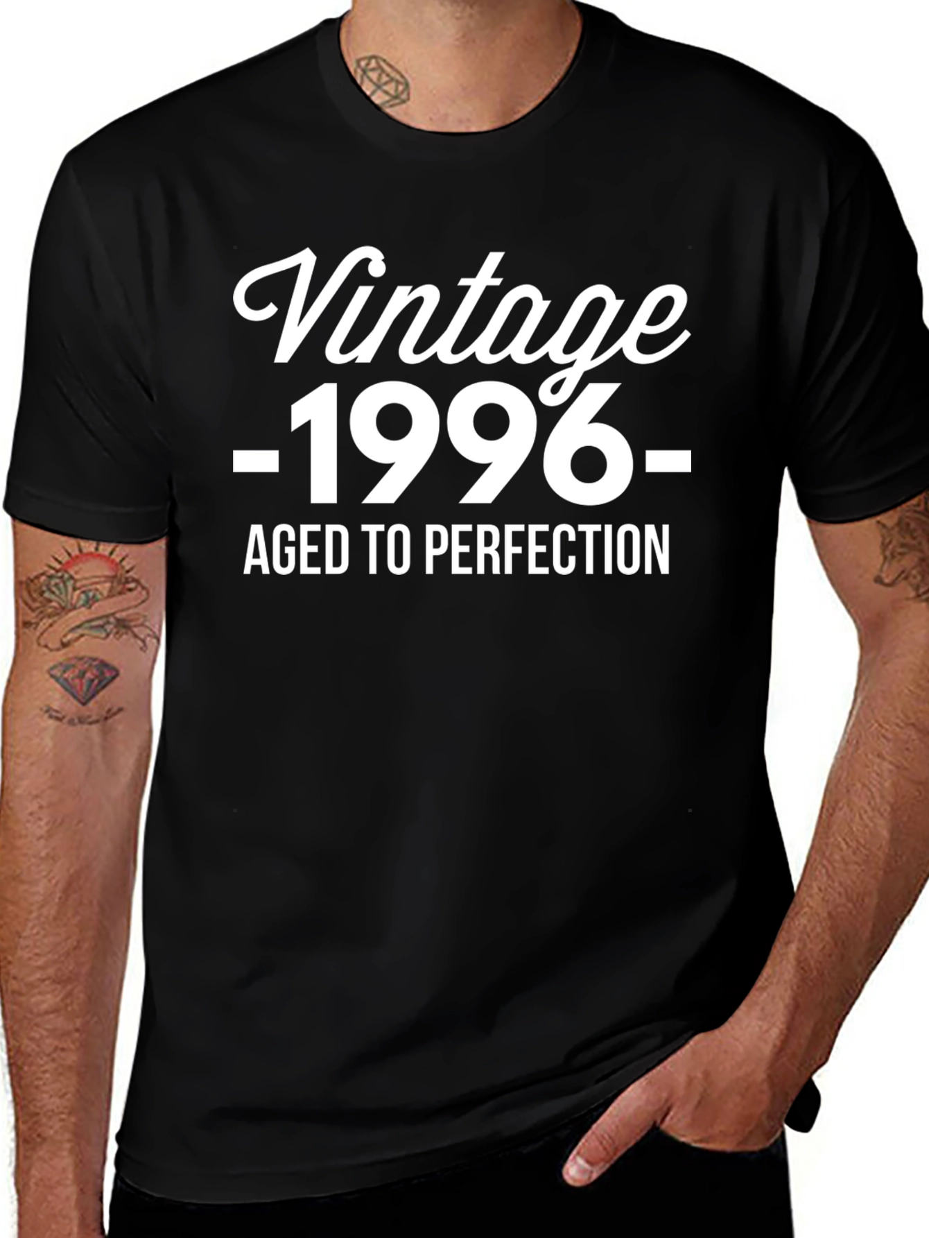 Variant 23 of Vintage 1996 Aged to Perfection T-Shirt