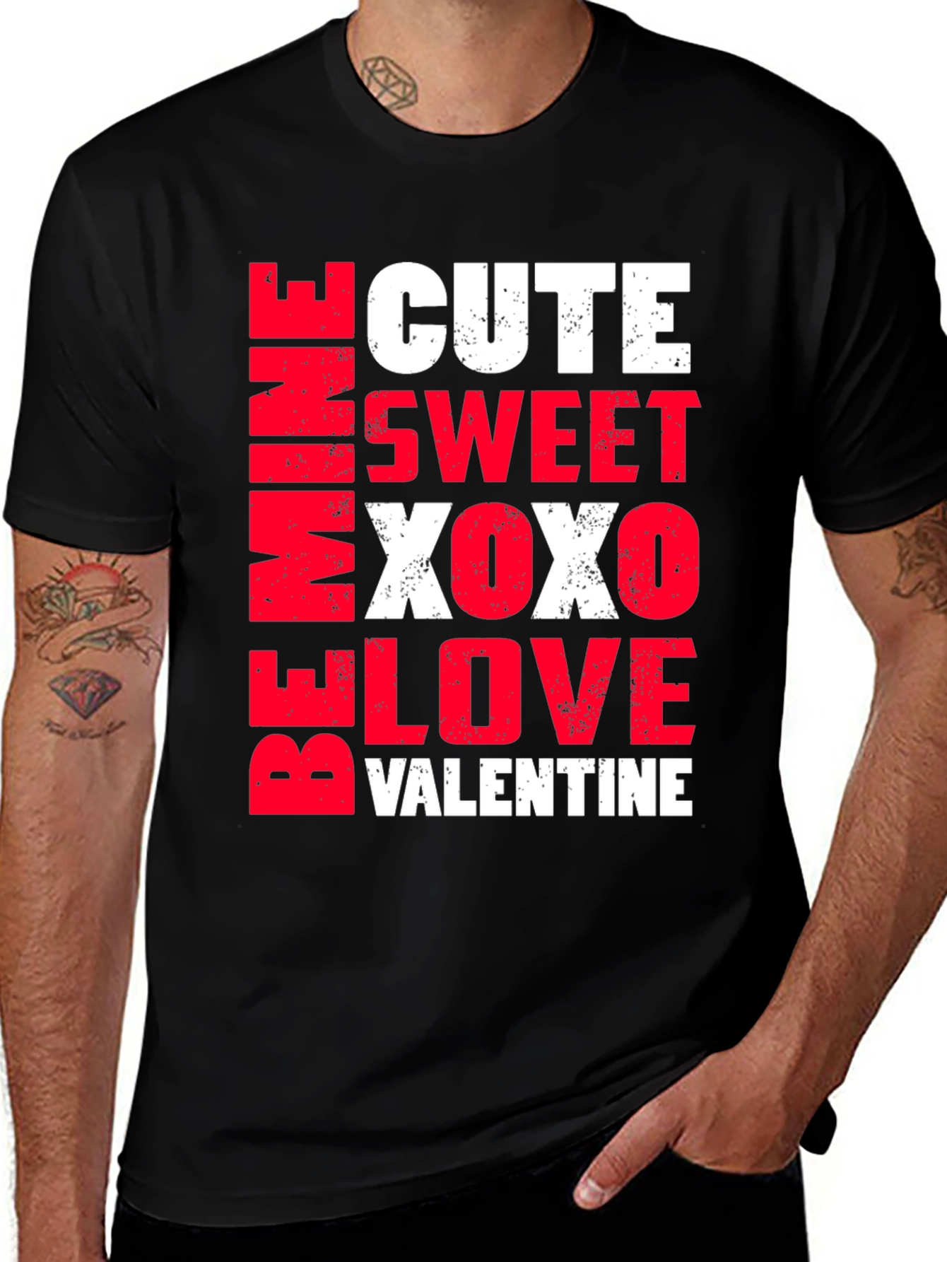 Variant 12 of Cute Valentine's Day Graphic T-Shirt