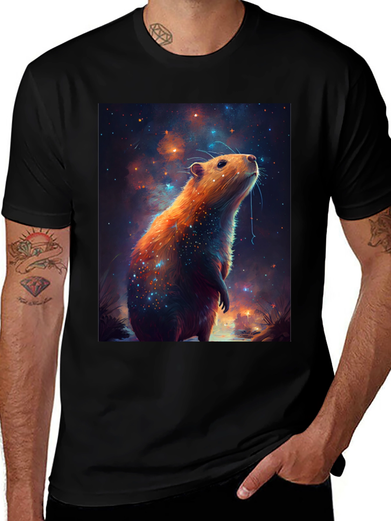 Celestial Capybara Tee