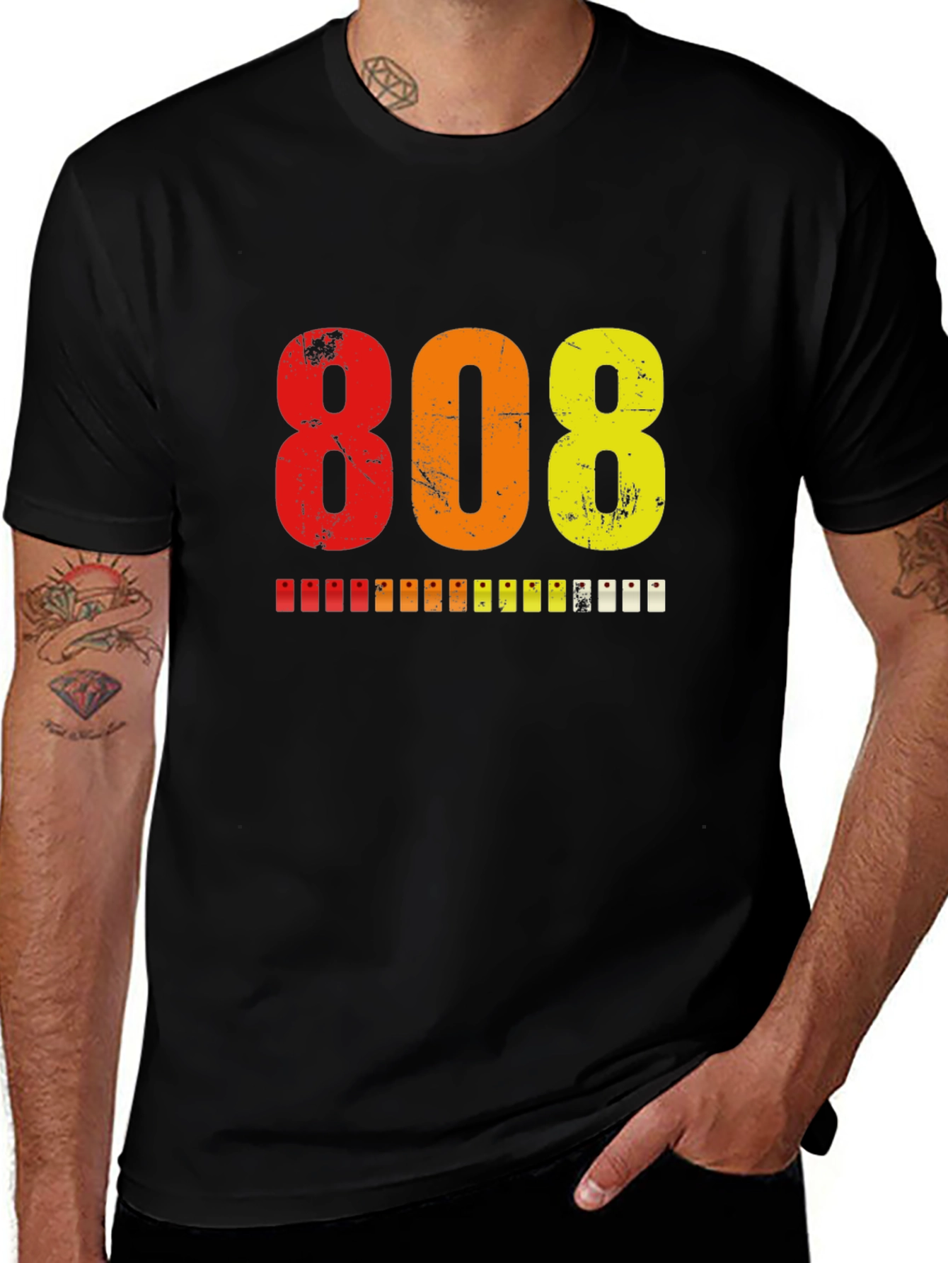 808 Retro Graphic T-Shirt - Drum Machine Tee