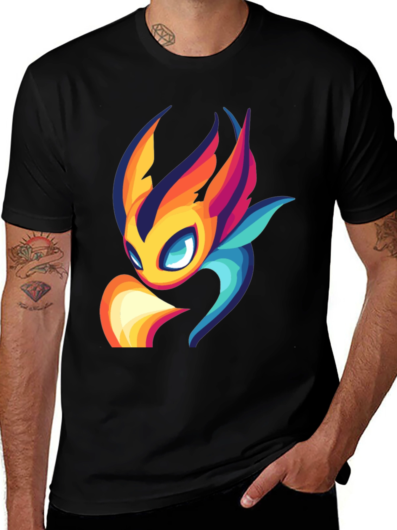Variant 4 of Vibrant Graphic Tee - Ori Spirit Design