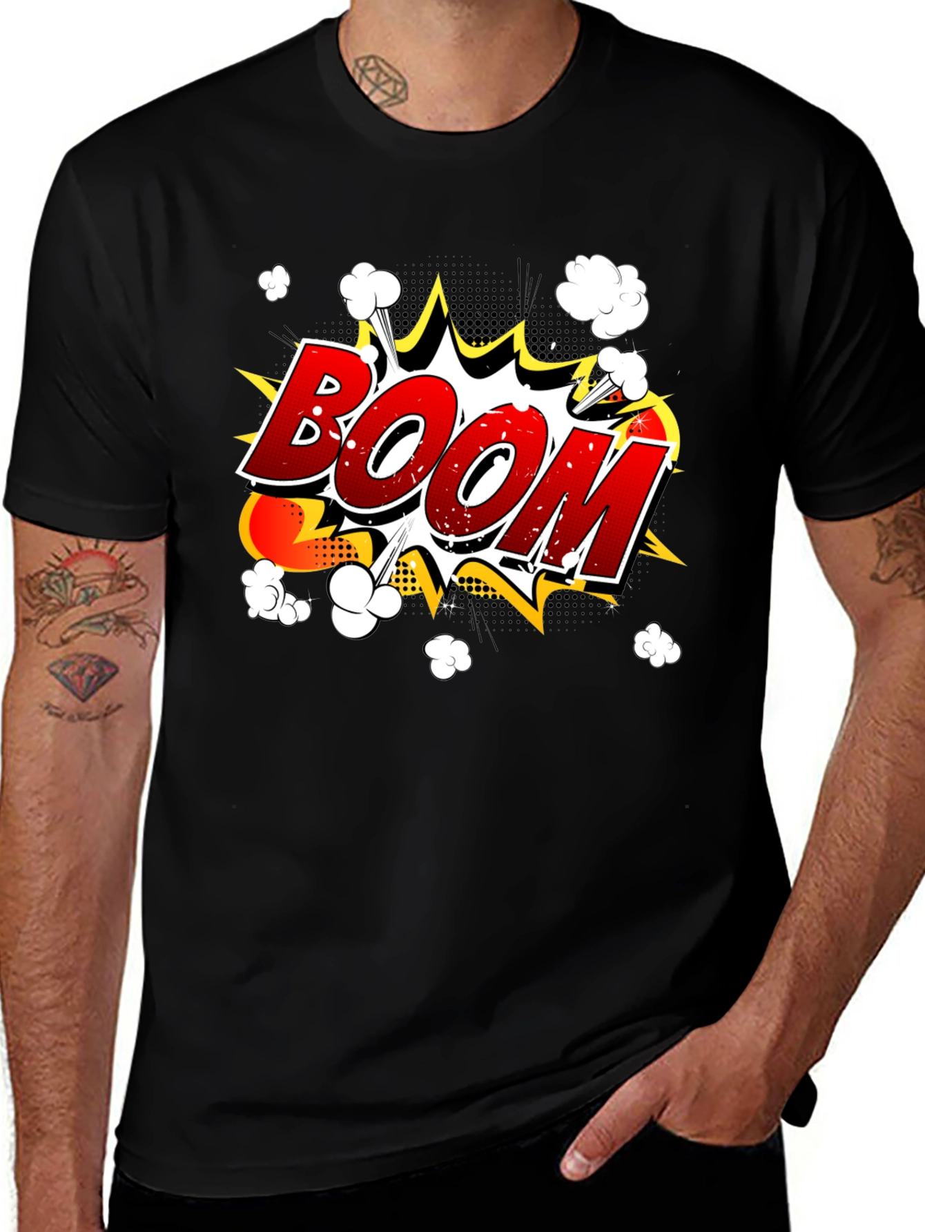 BOOM! Graphic Print T-Shirt