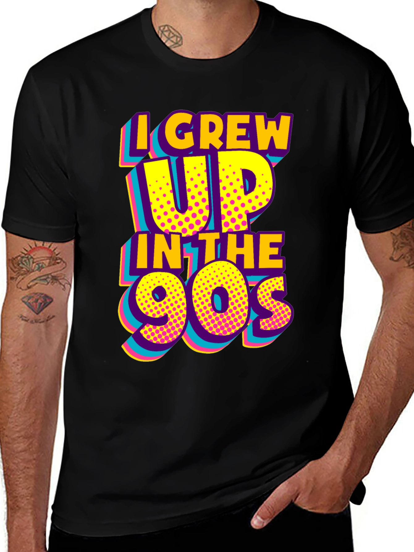 I Grew Up In The 90s Retro Nostalgia T-Shirt