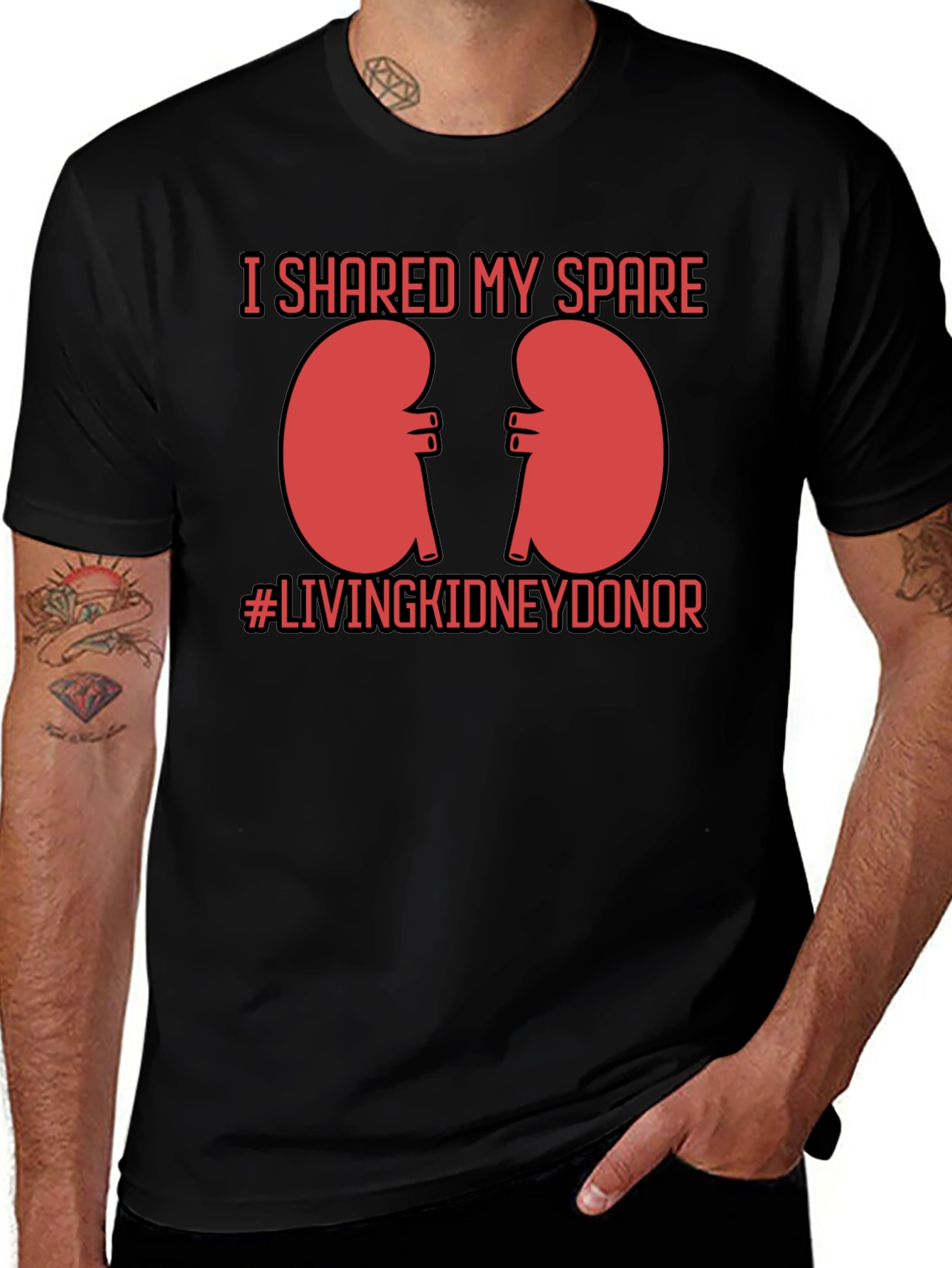 Variant 11 of Kidney Donor Awareness T-Shirt