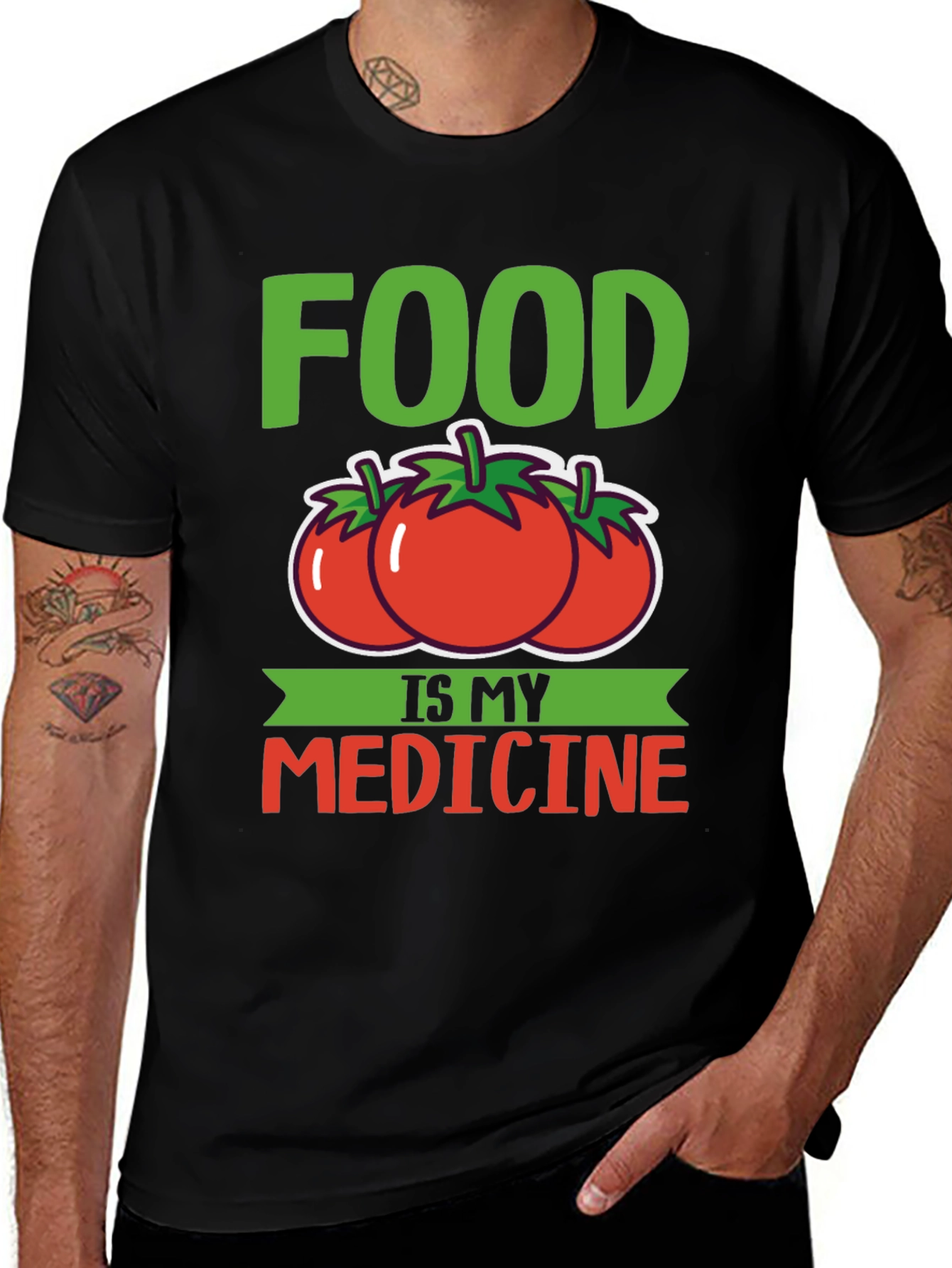 Variant 10 of Food is My Medicine T-shirt