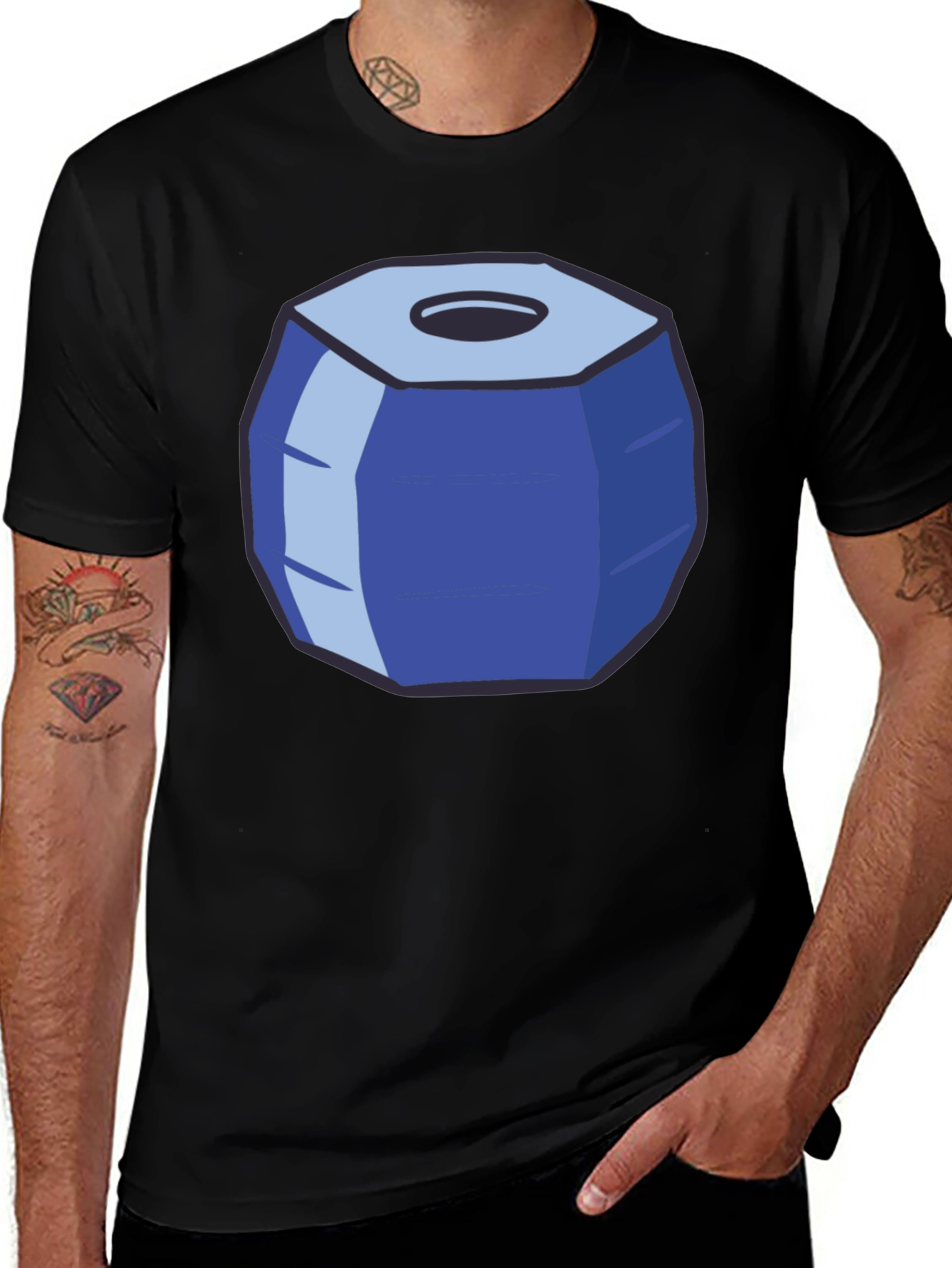 Variant 21 of Blue Ice Cube T-Shirt - Cool Graphic Tee