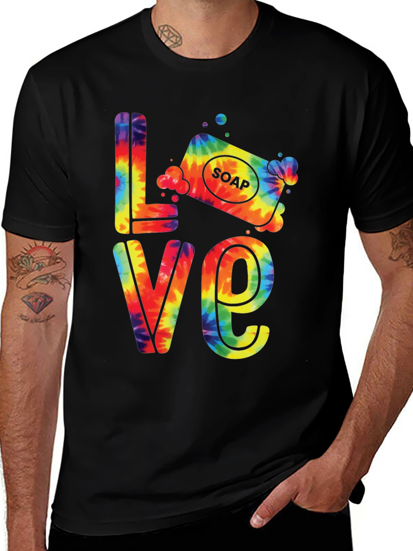 Variant 12 of Love Soap Tie-Dye Graphic T-Shirt