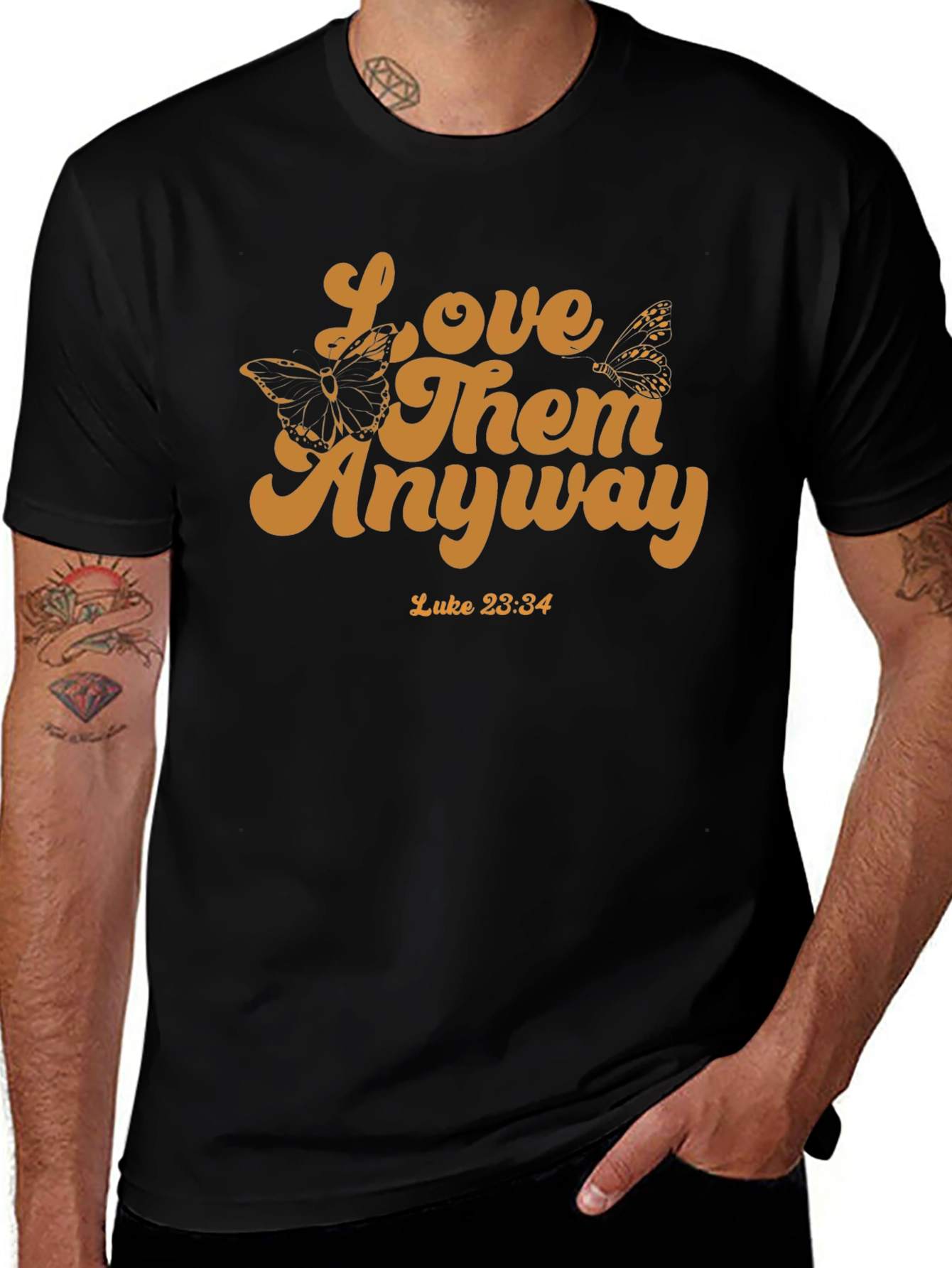 Black Love Them Anyway T-Shirt main image