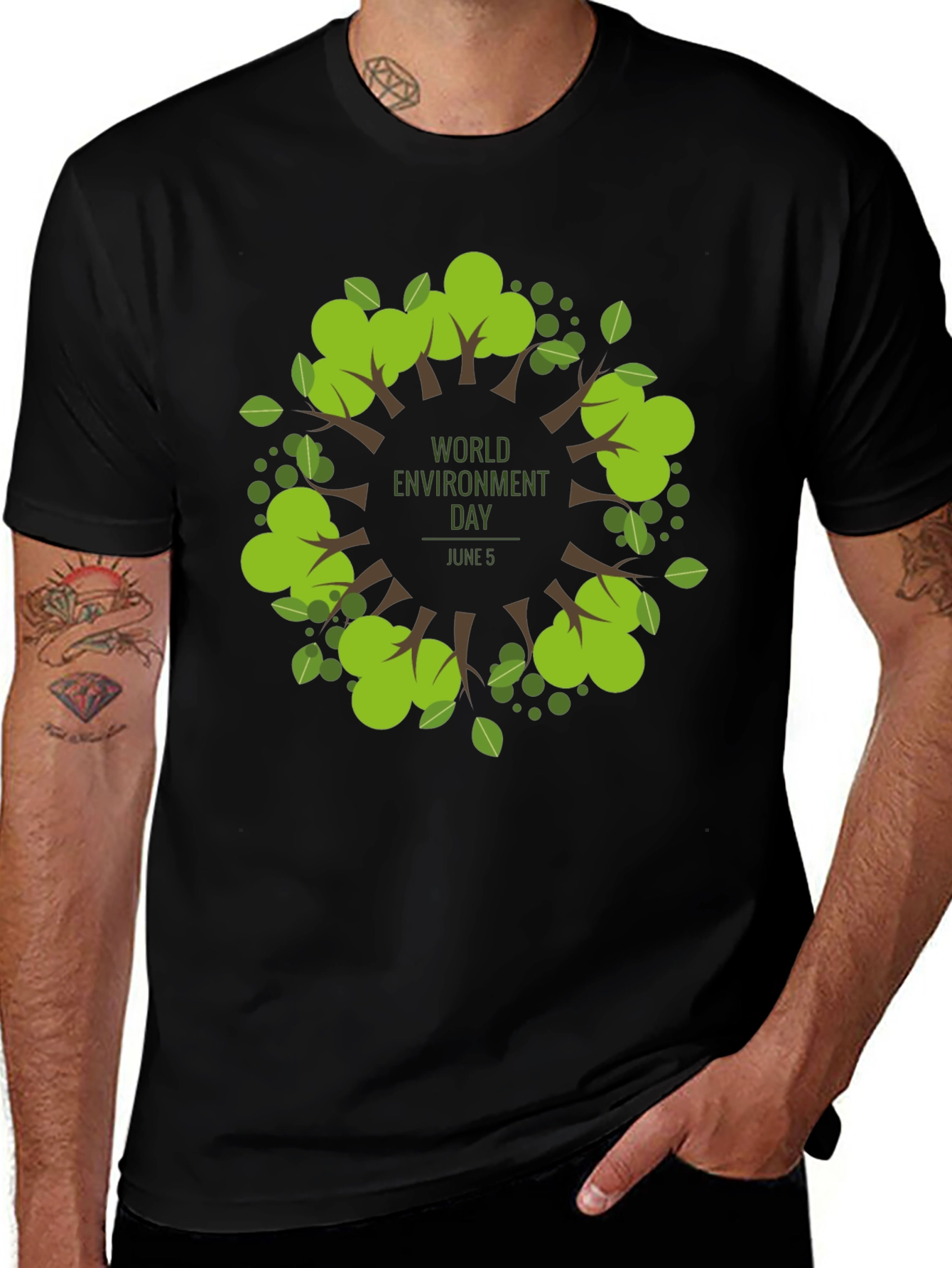 World Environment Day T-Shirt, Eco-Friendly Design