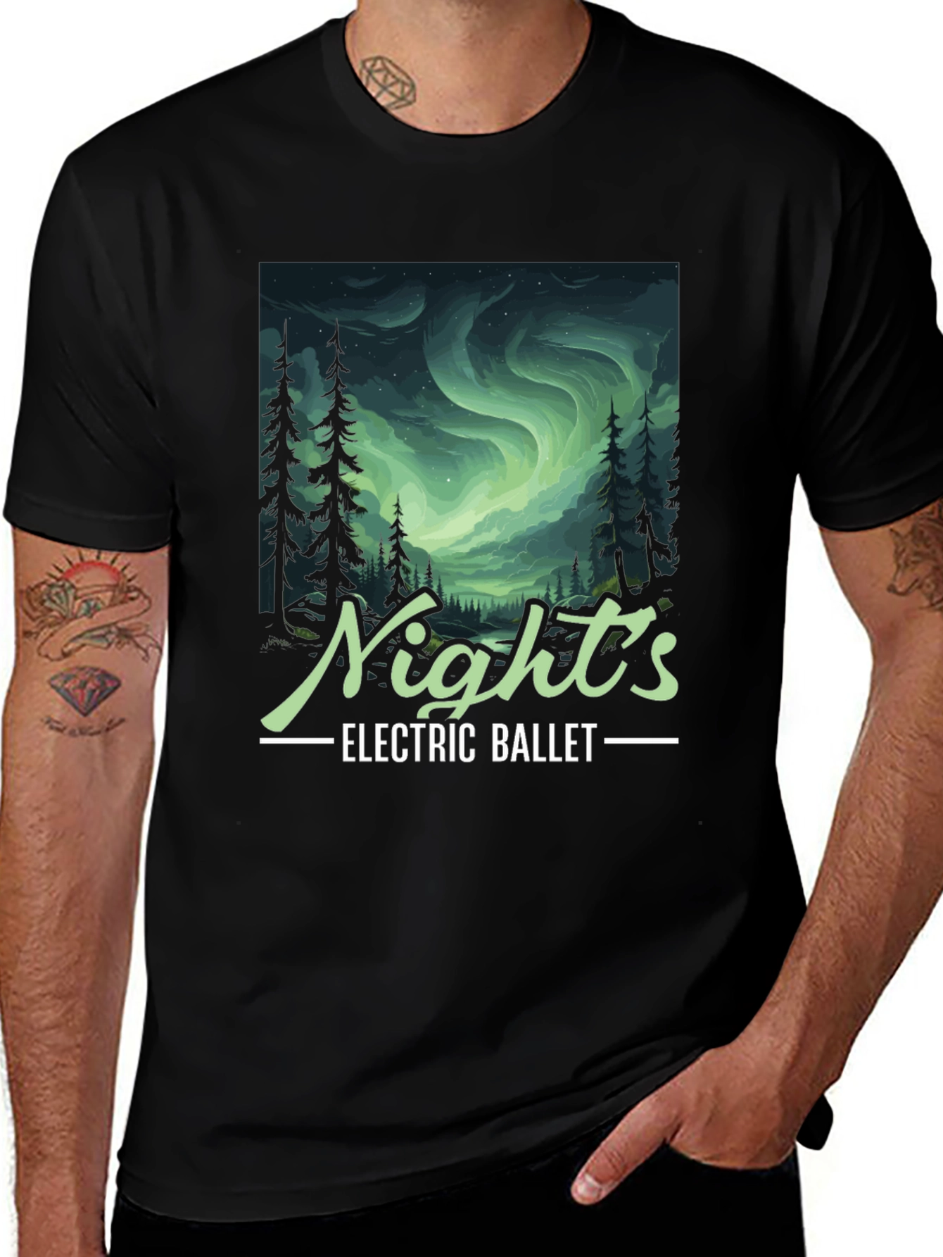 Variant 22 of Night's Electric Ballet Graphic Tee