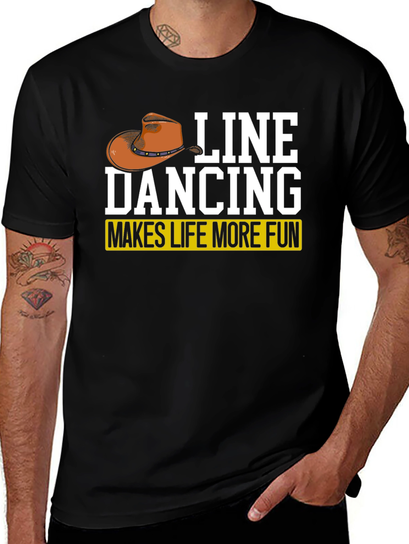 Variant 16 of Line Dancing T-Shirt - Makes Life More Fun