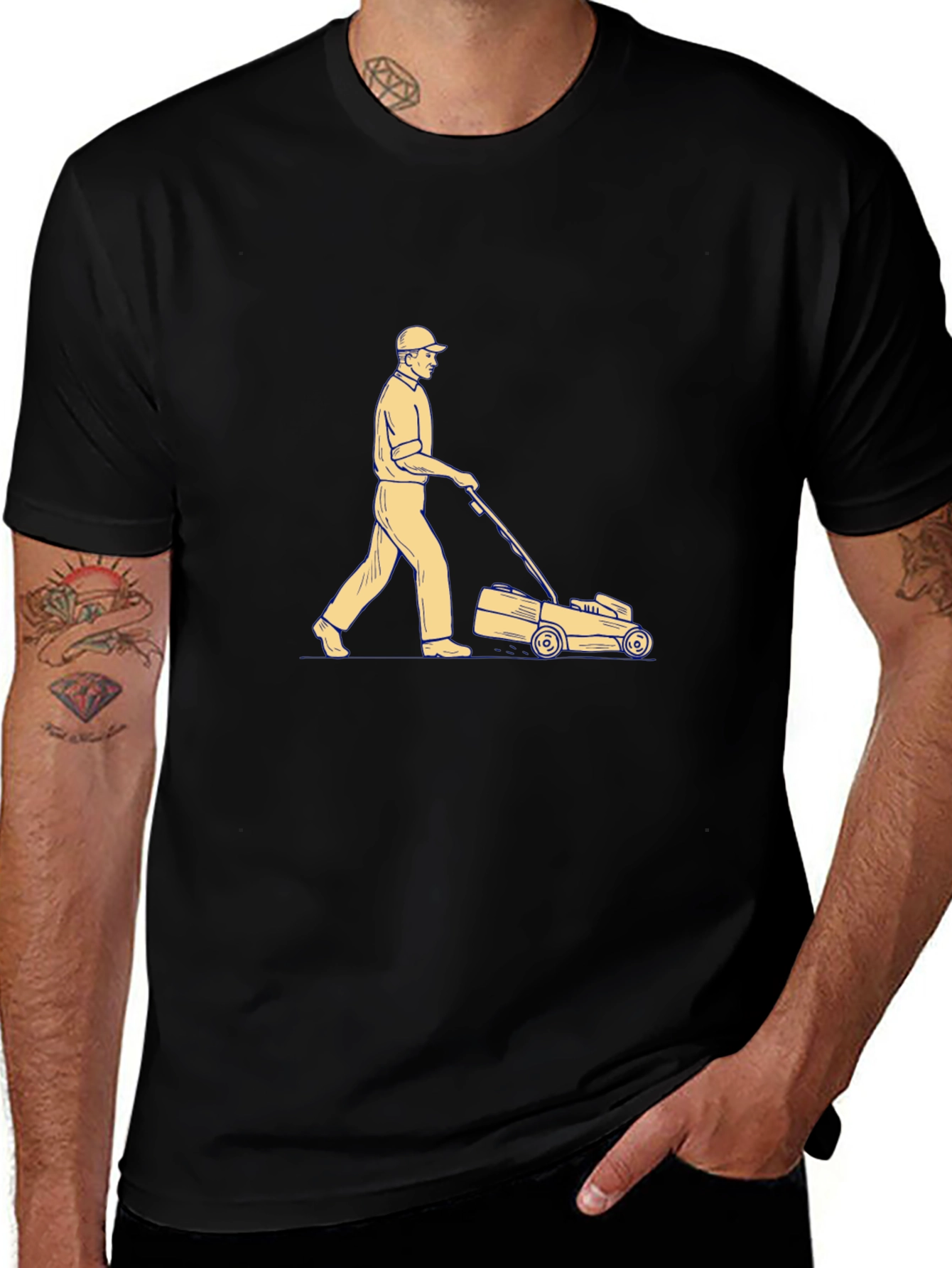 Variant 7 of Lawn Care T-Shirt - Yard Work Style