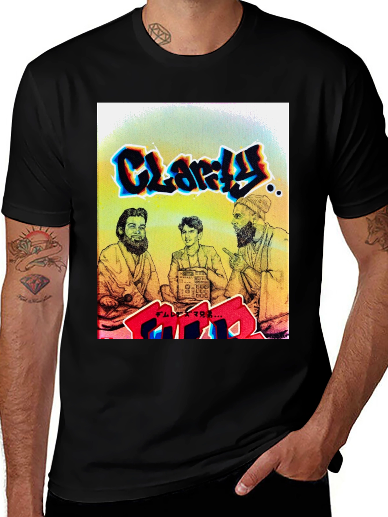 Variant 23 of Clarity T-Shirt Graphic Novel Style
