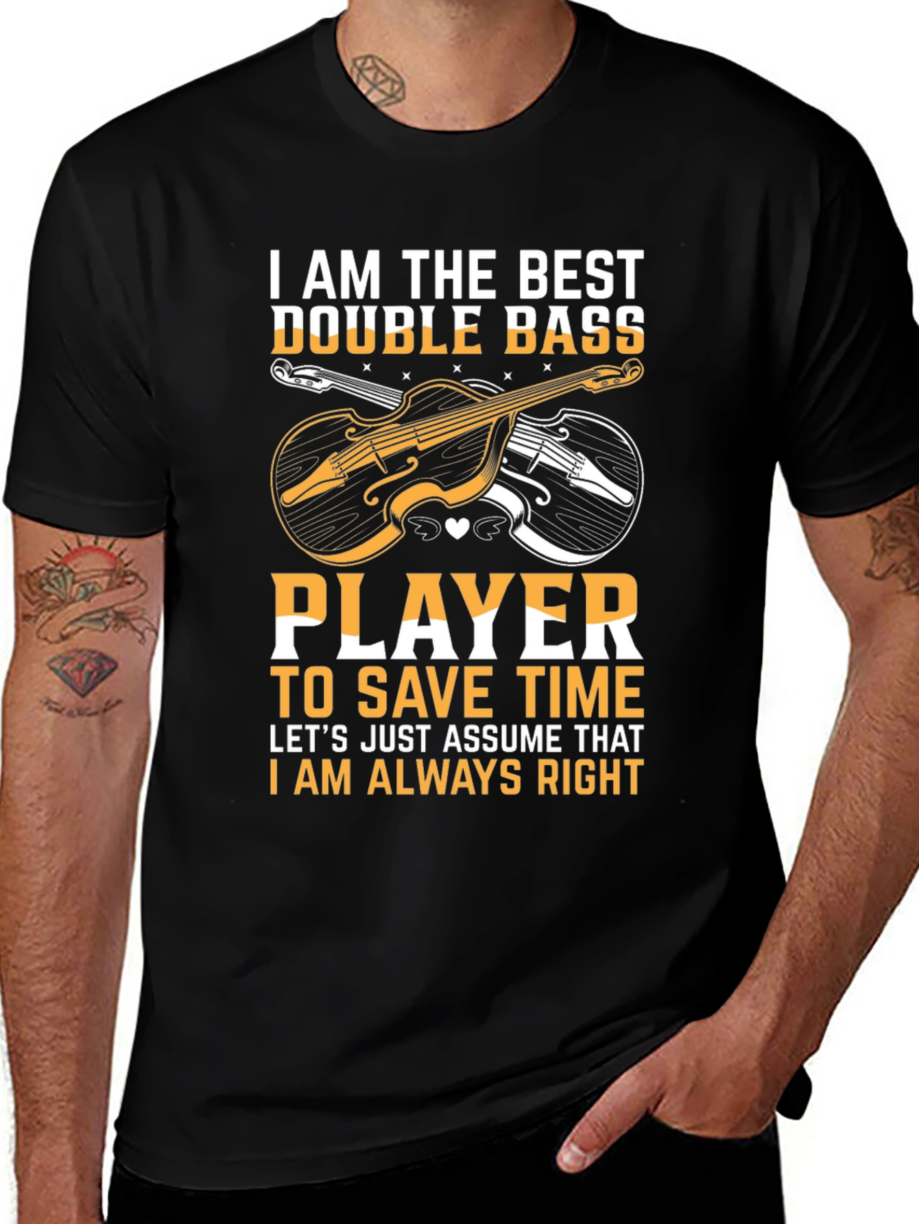 Variant 18 of Best Double Bass Player T-Shirt