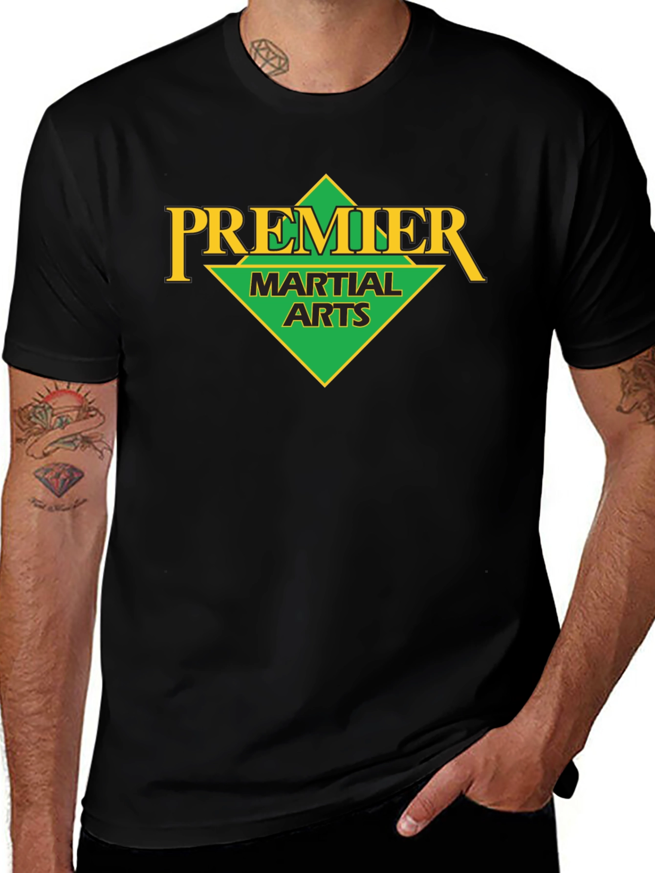 Variant 25 of Premier Martial Arts Black T-Shirt