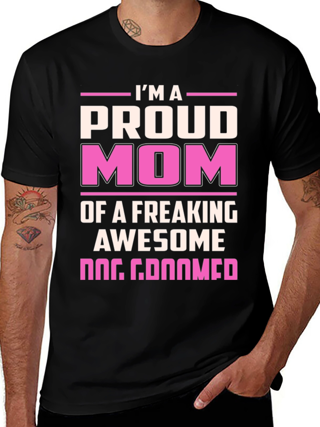 Variant 24 of Proud Dog Groomer Mom T-Shirt