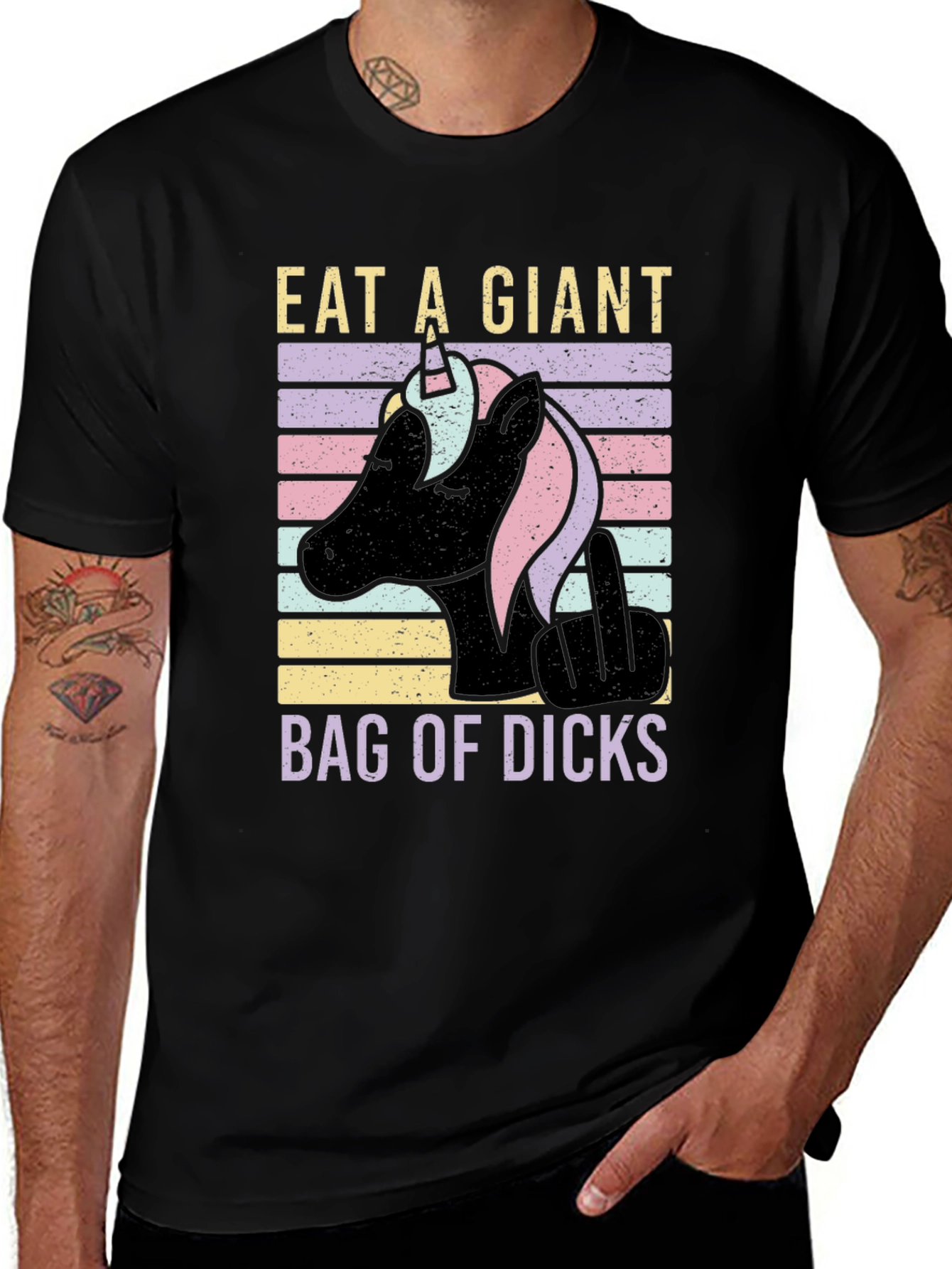 Variant 25 of Eat a Giant Bag T-Shirt - Graphic Novelty Tee