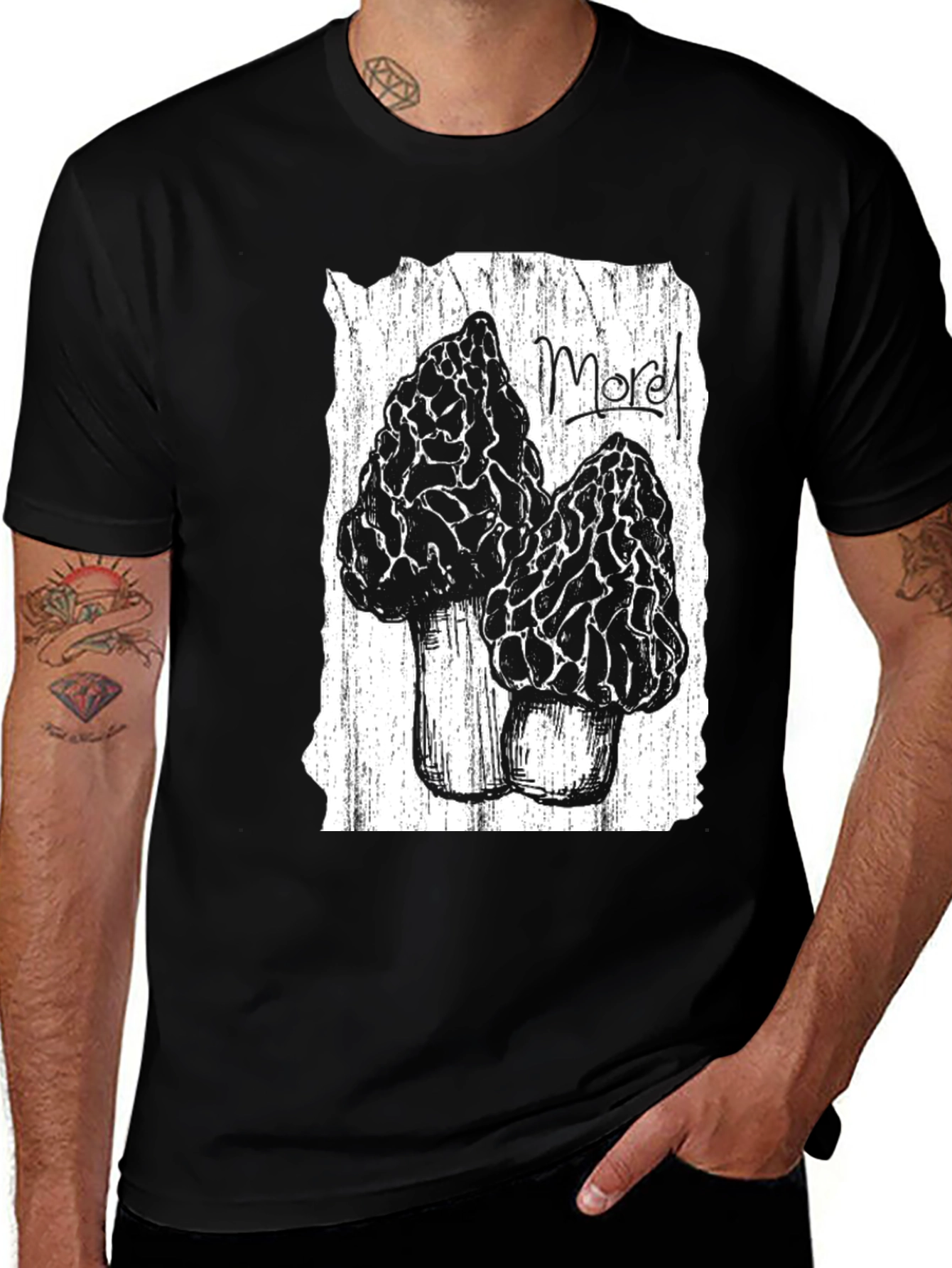 Morel Mushroom Graphic T-Shirt