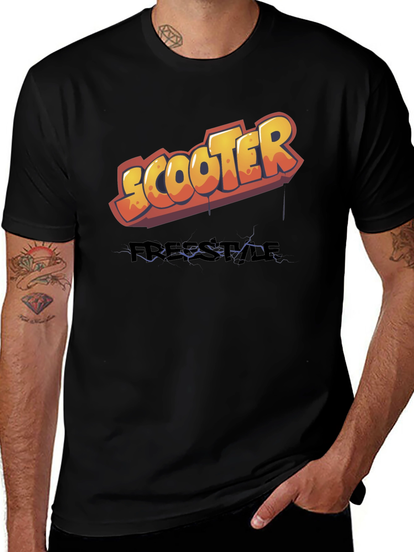 Scooter Freestyle Graphic T-Shirt