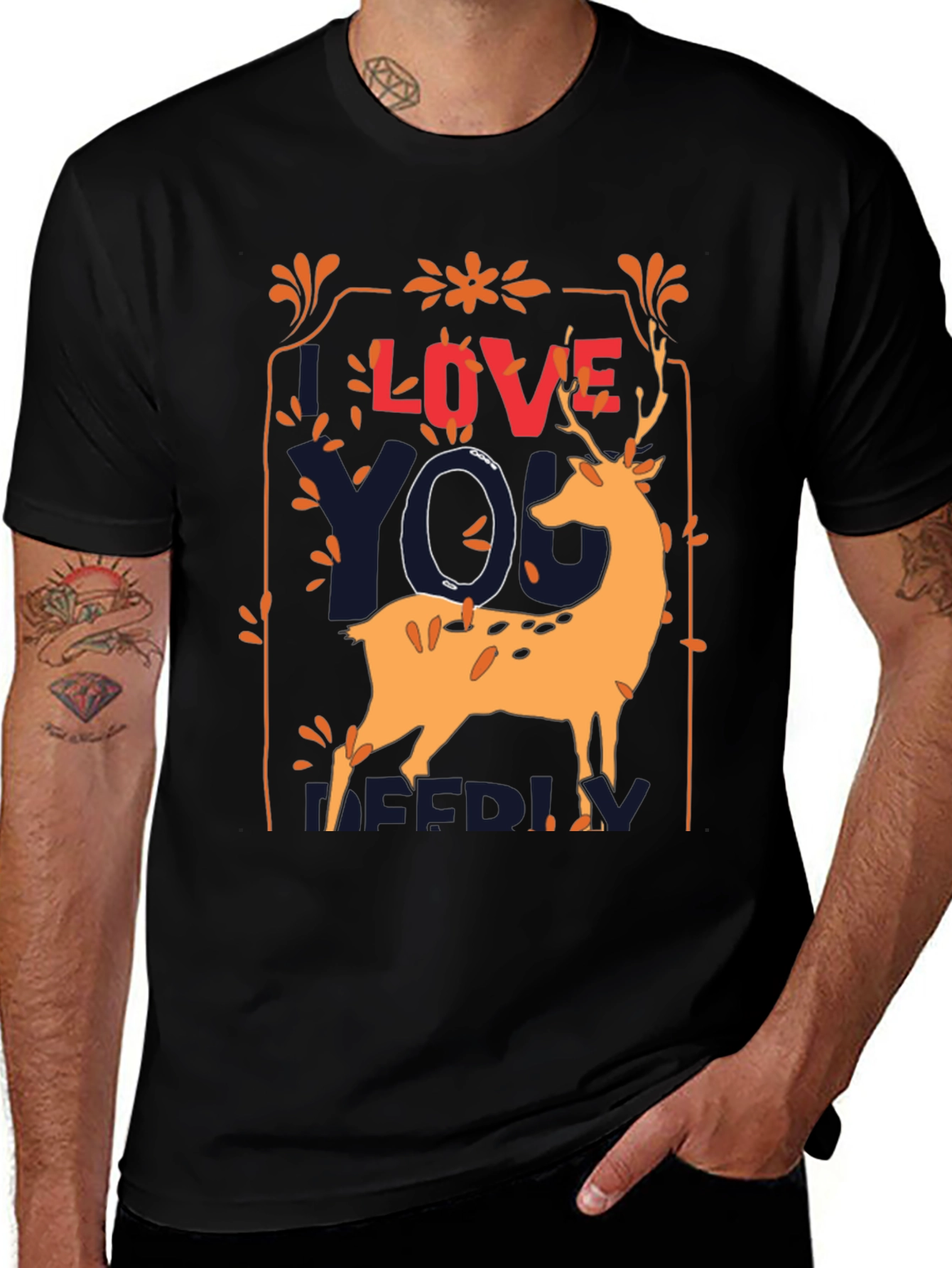Variant 16 of Love You Deerly Graphic Tee