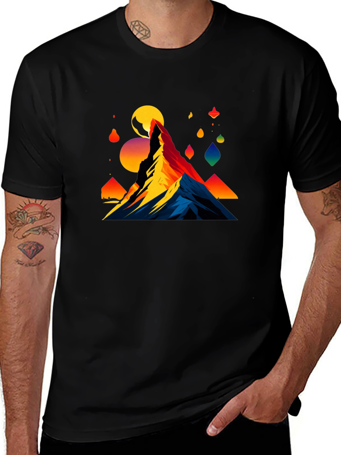 Variant 22 of Vibrant Mountain Graphic Tee
