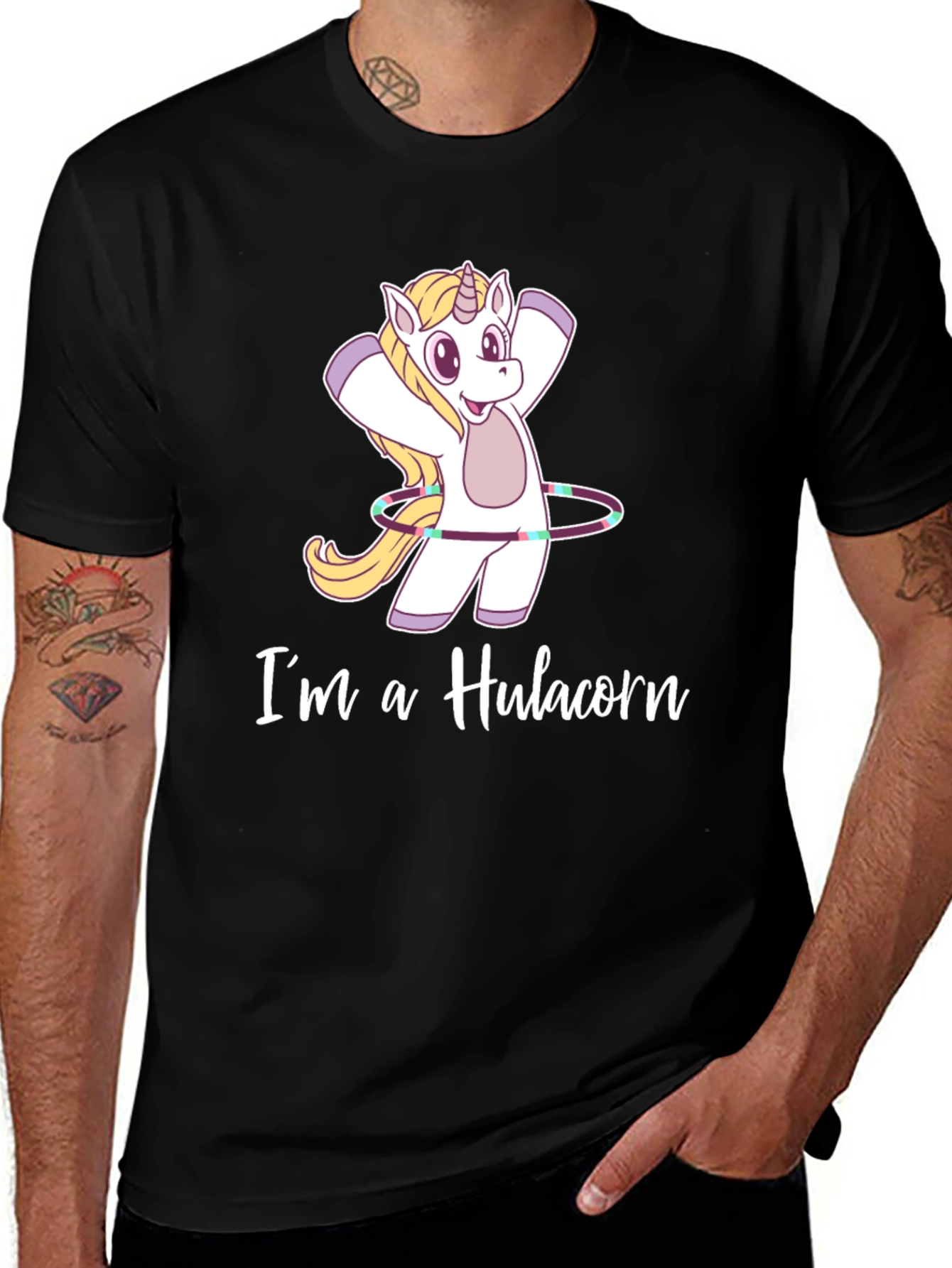 Variant 7 of I'm a Hulacorn Funny Unicorn T-Shirt