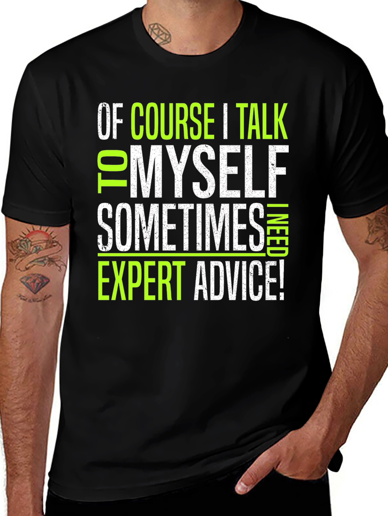Variant 23 of Expert Advice Graphic Tee - Funny Sarcastic Men's T-Shirt