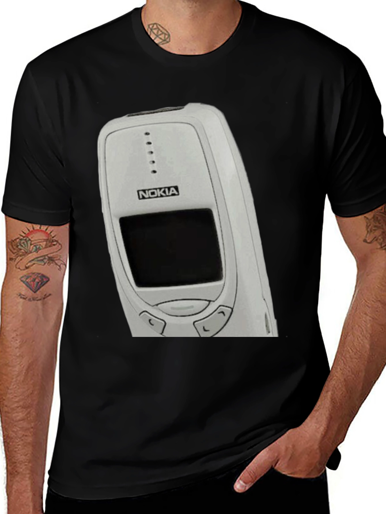 Variant 11 of Nokia Phone T-Shirt - Retro Style Tee
