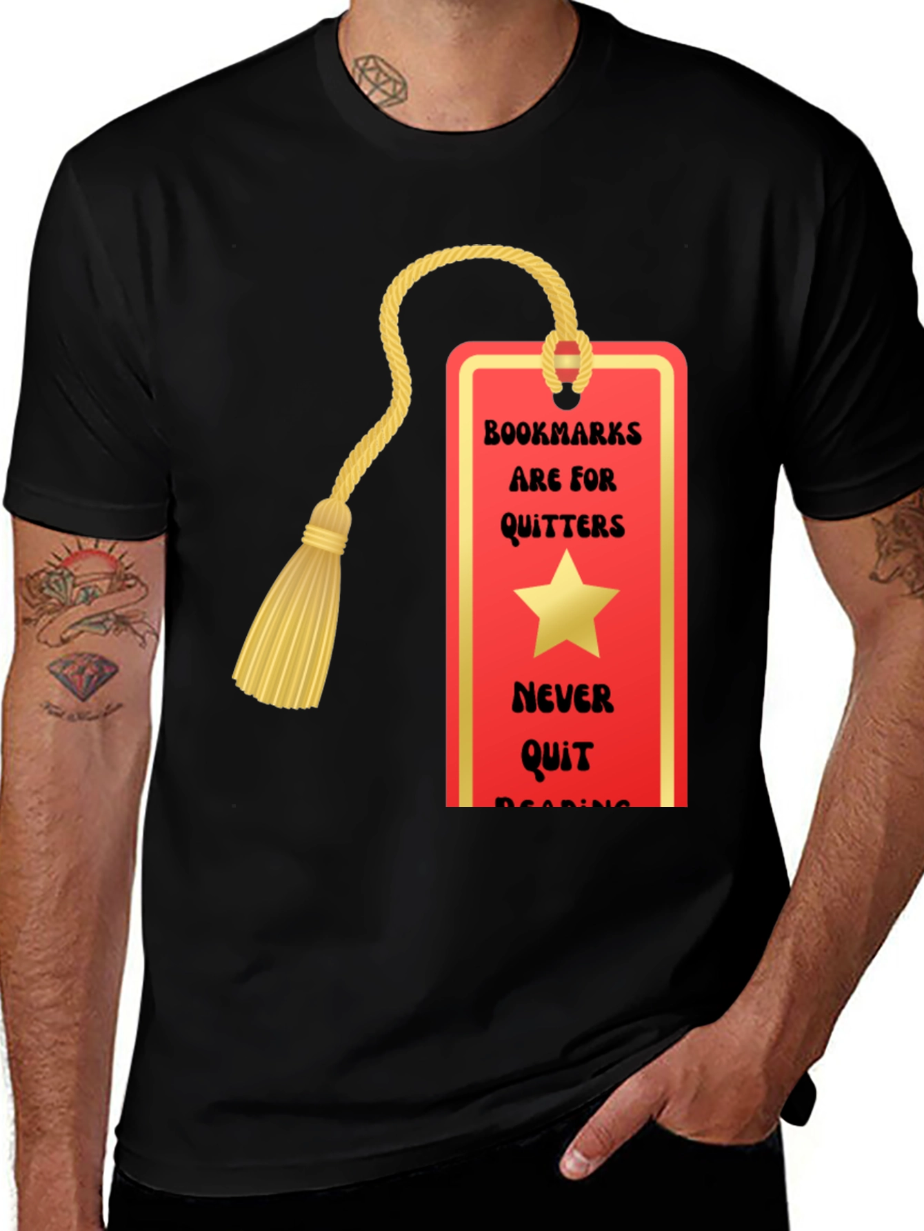 Variant 10 of Bookmarks Are For Quitters Reading T-Shirt