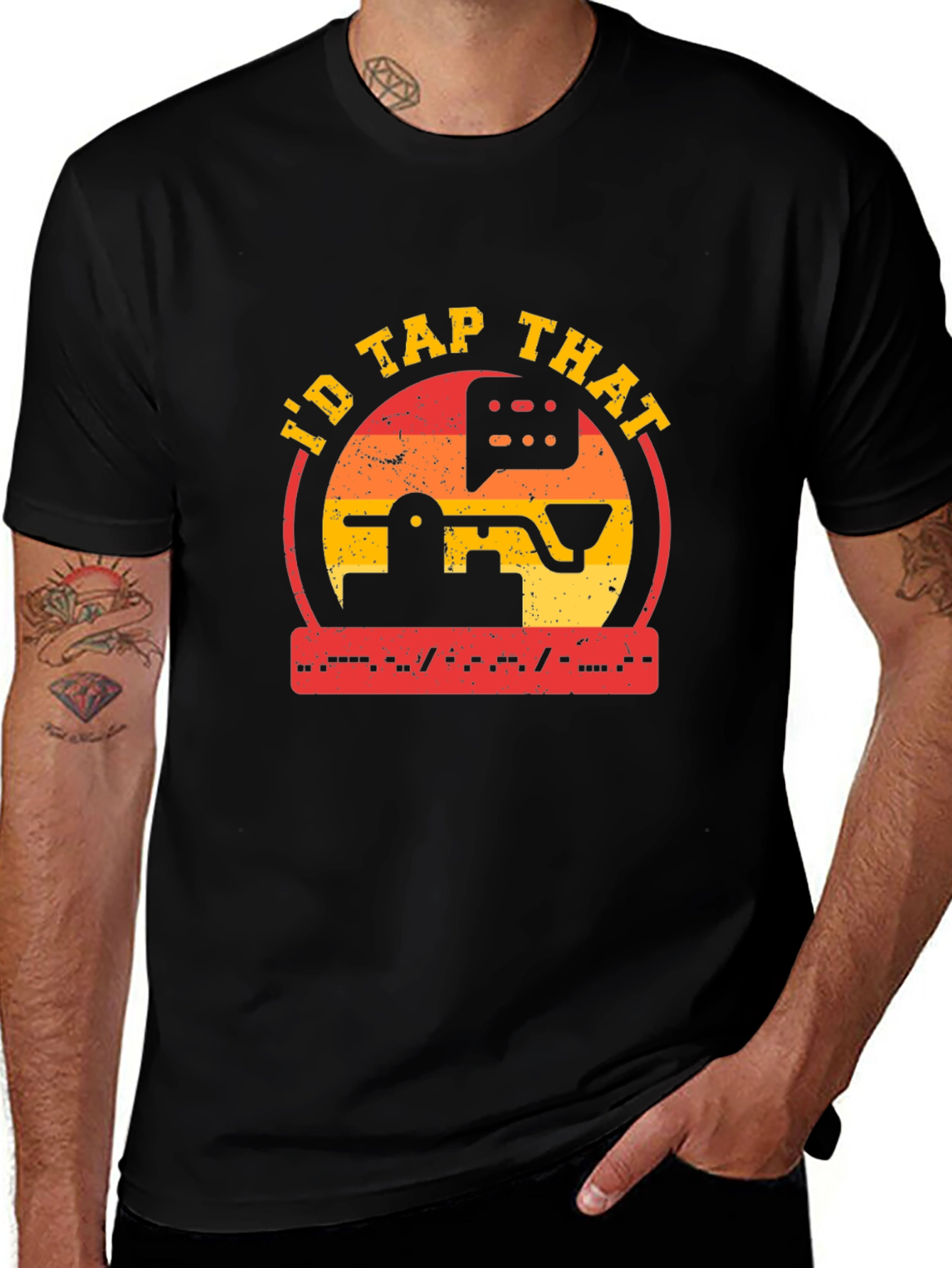 Variant 10 of I'd Tap That Black T-Shirt