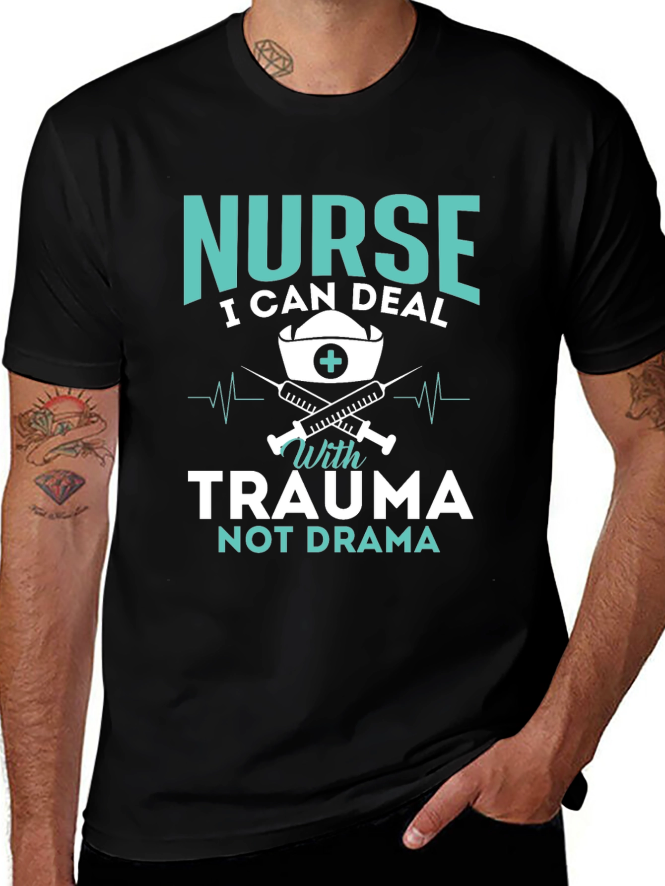 Variant 25 of Nurse Trauma T-Shirt - Humor Apparel