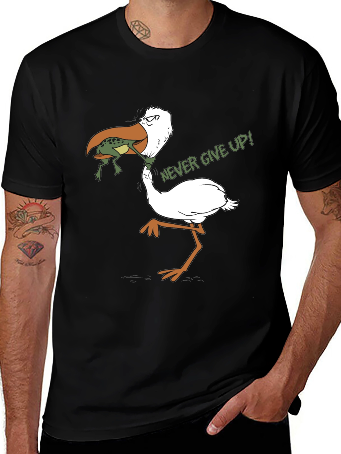 Never Give Up! Graphic T-Shirt