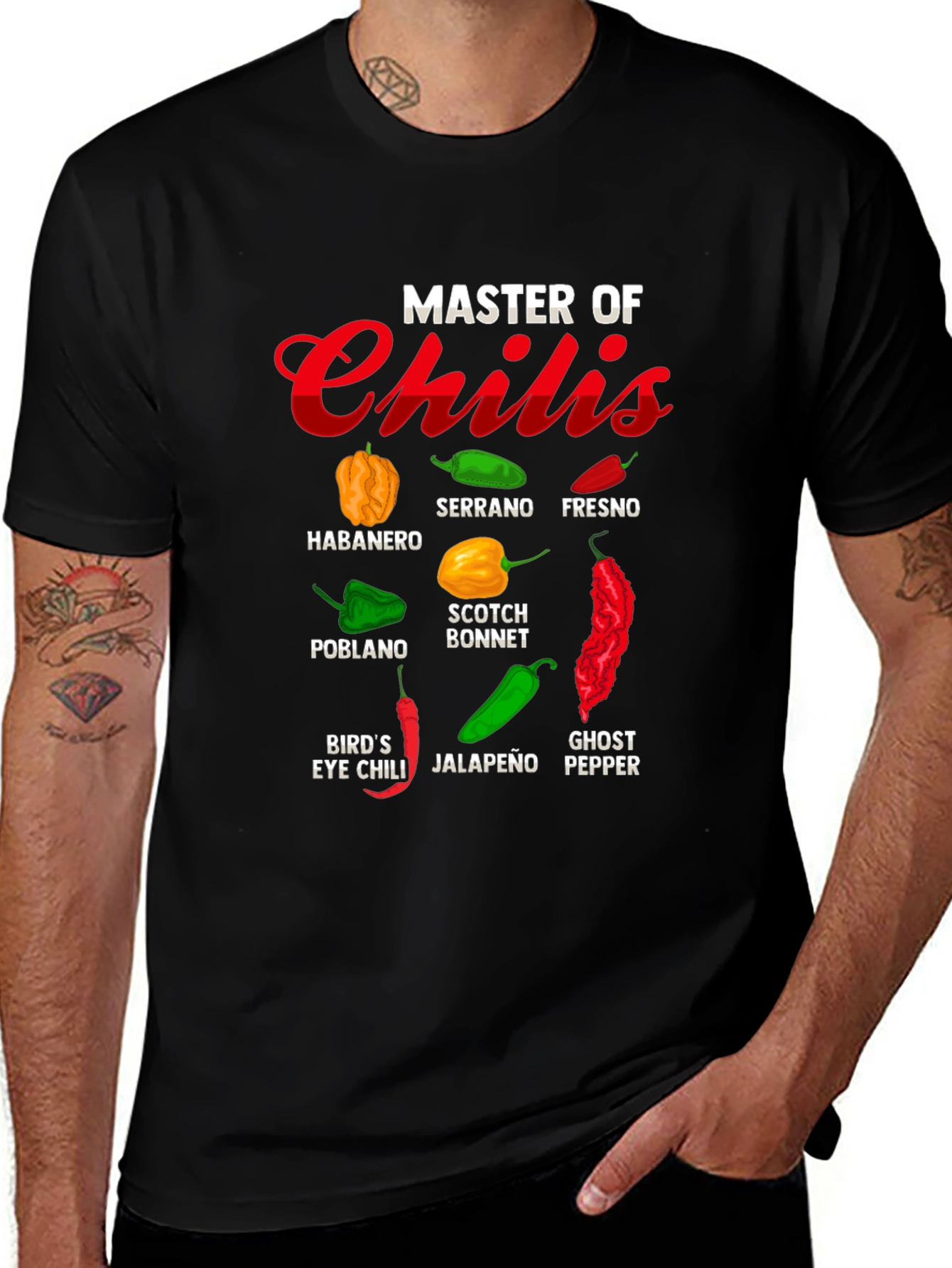 Master of Chilis Graphic T-Shirt