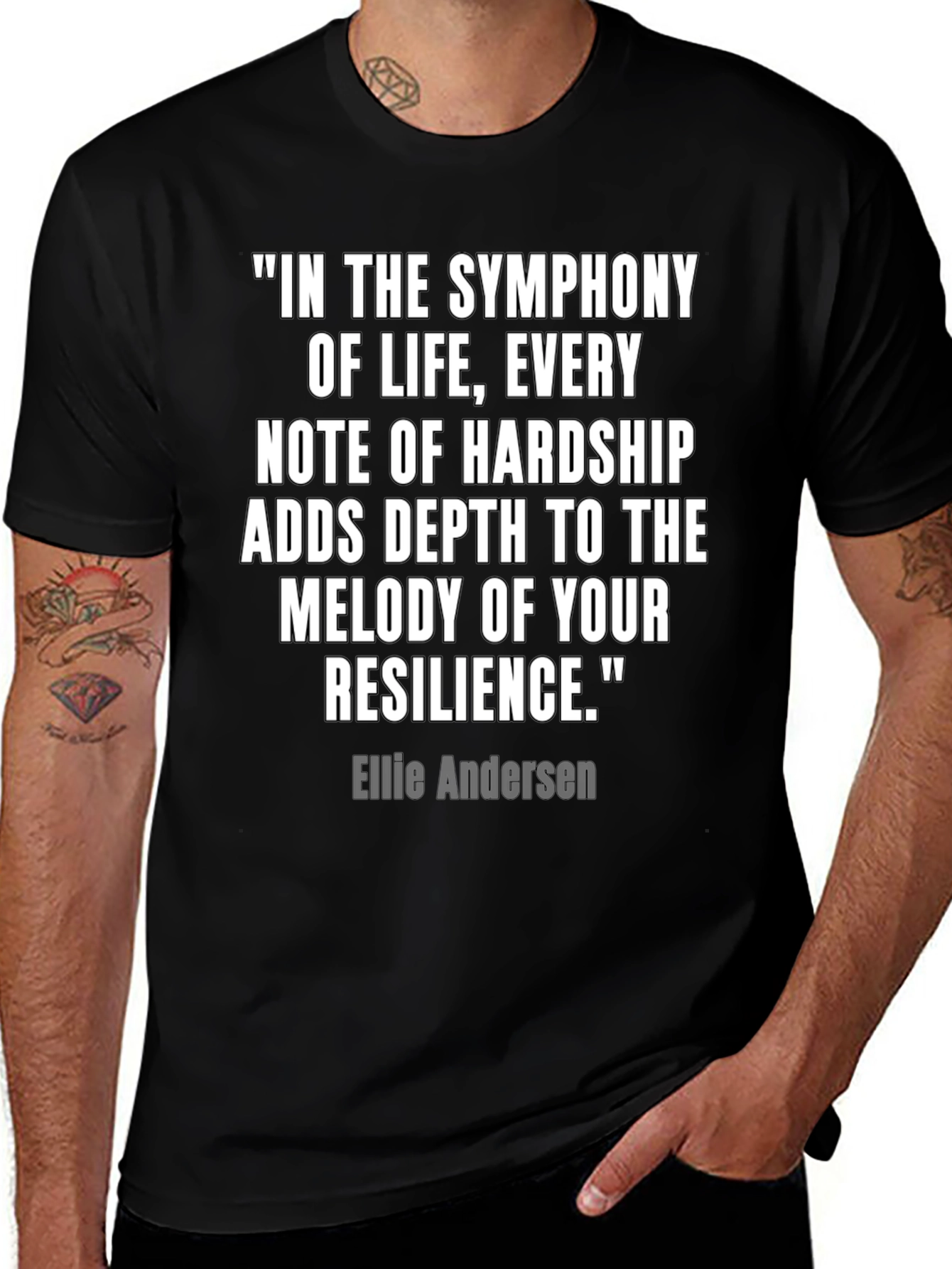 Variant 22 of Inspirational Resilience Quote T-Shirt