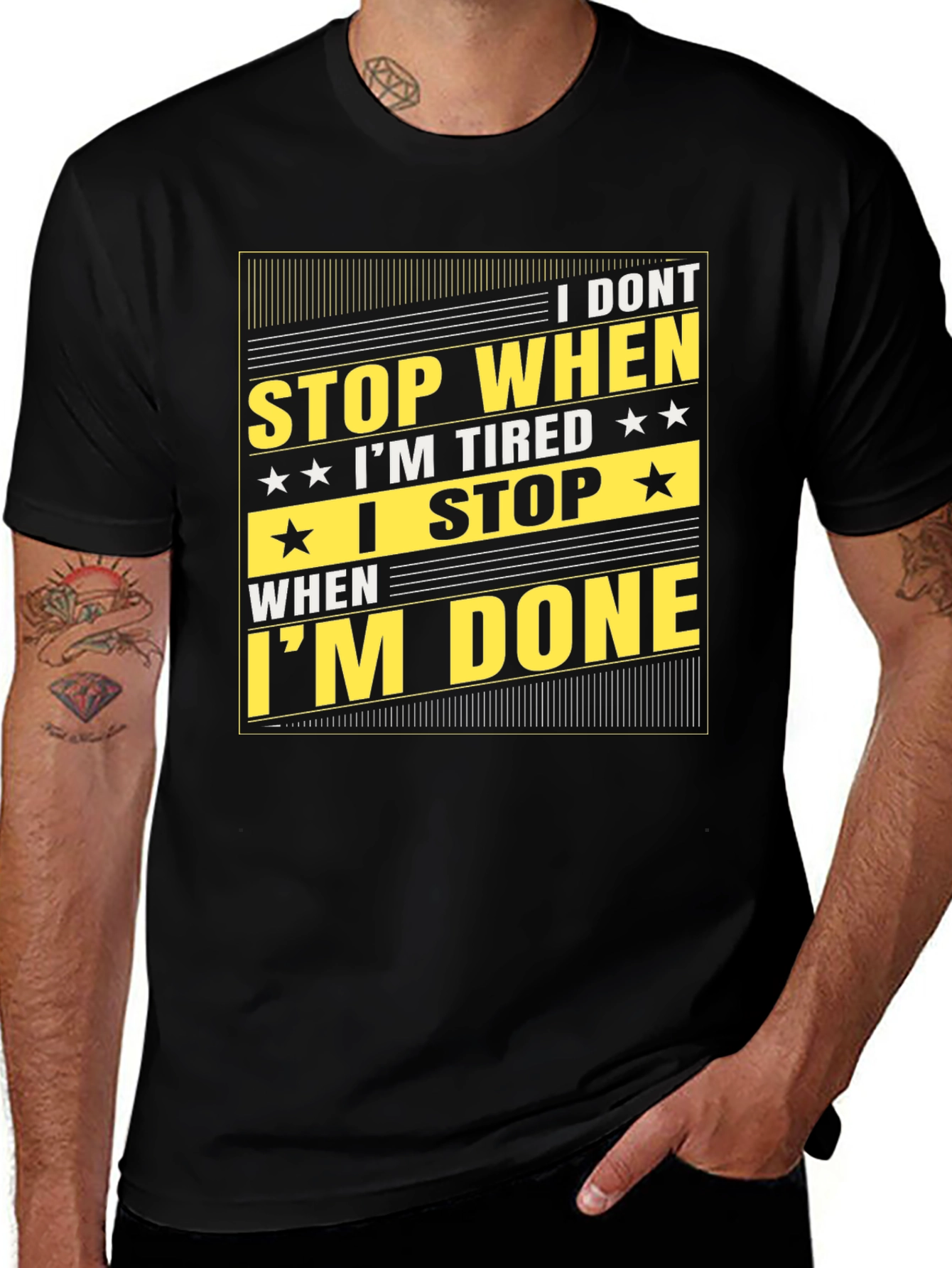 Variant 18 of I Don't Stop When I'm Tired T-Shirt
