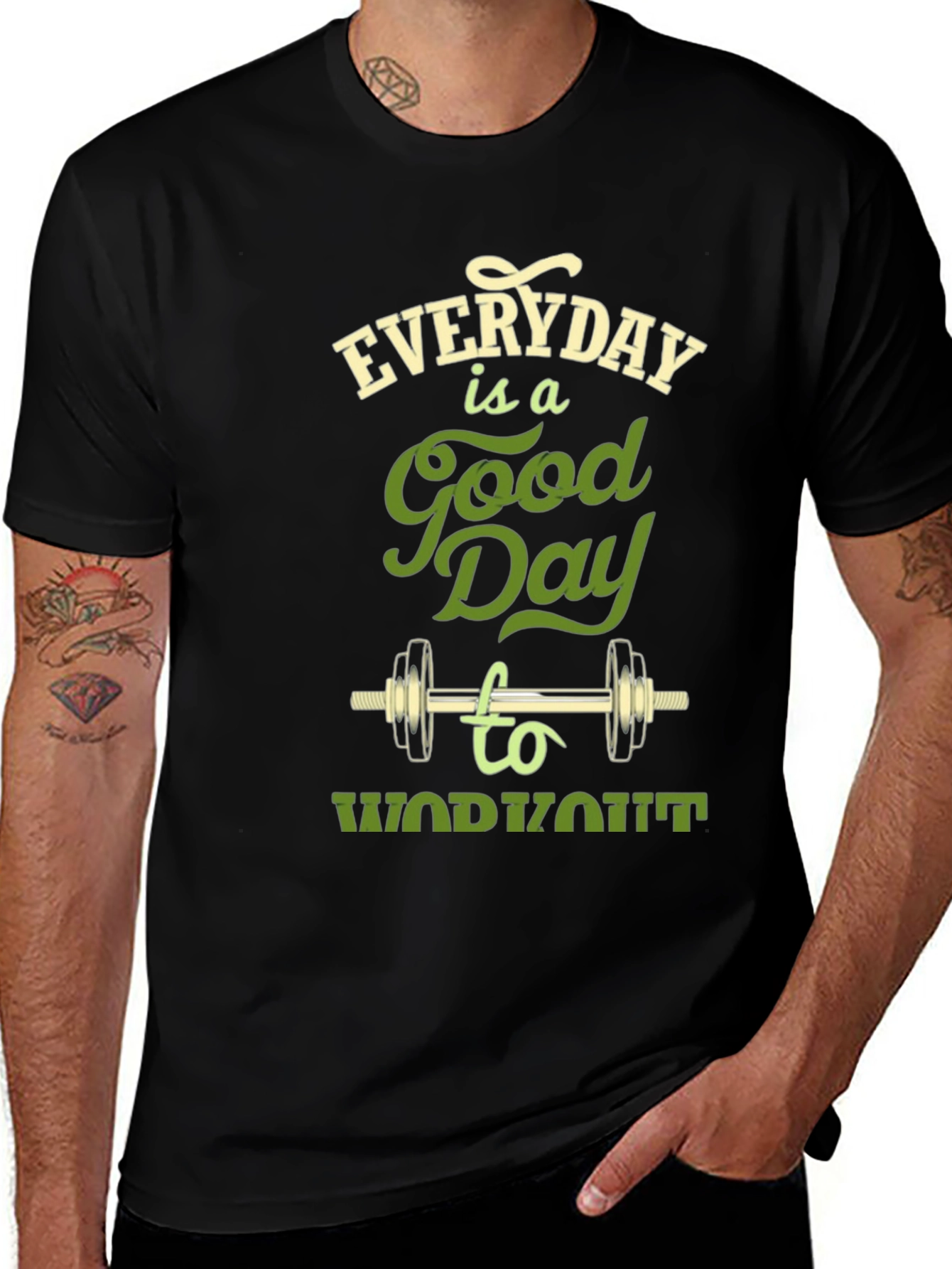 Variant 9 of Everyday is a Good Day to Workout T-Shirt