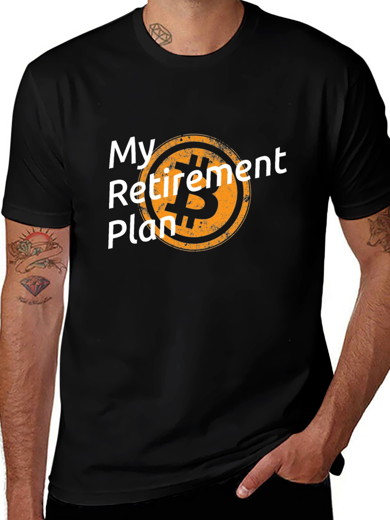 Bitcoin Retirement Plan T-Shirt - Crypto Investor Tee