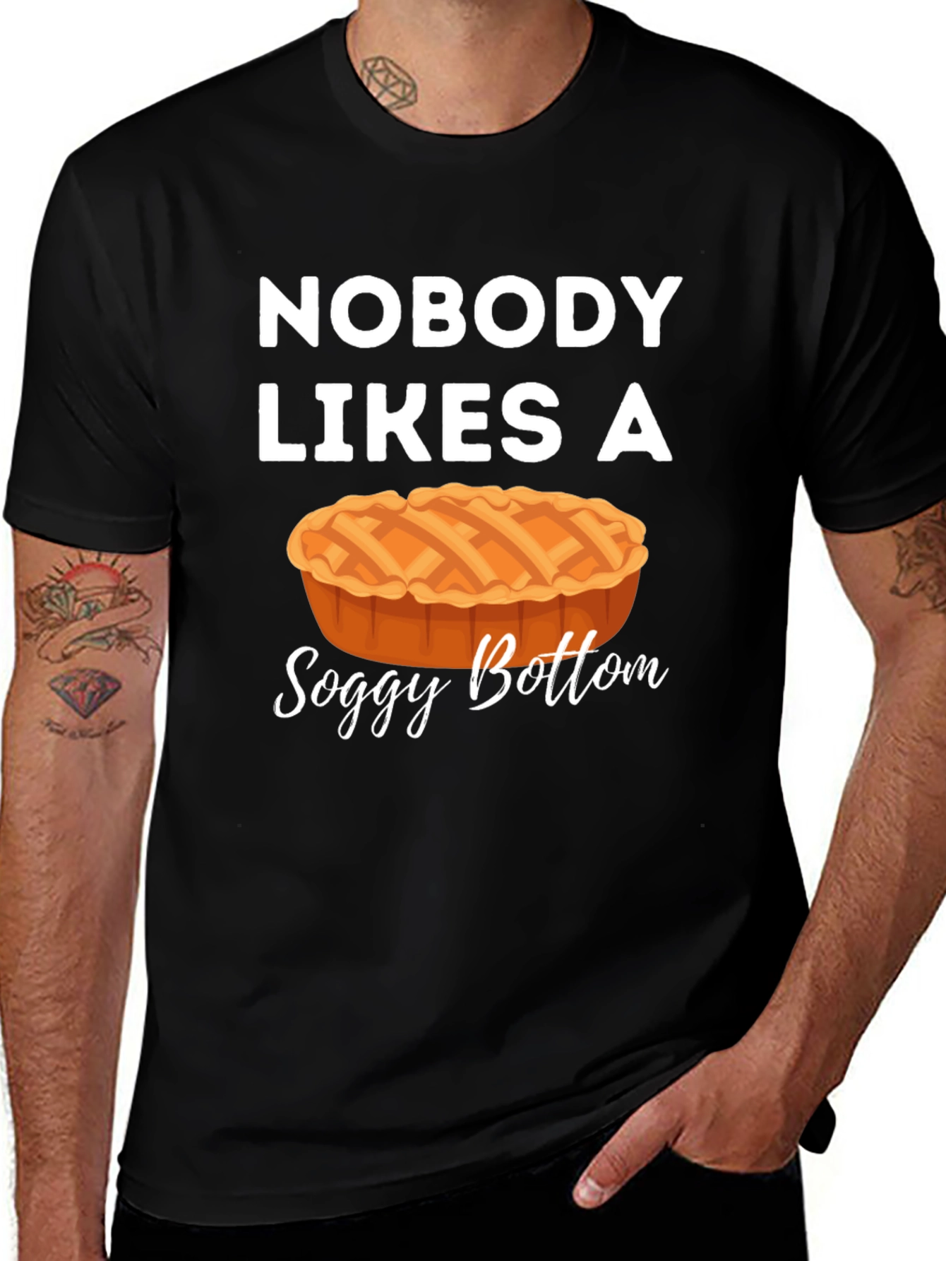 Variant 7 of Nobody Likes a Soggy Bottom Graphic Tee