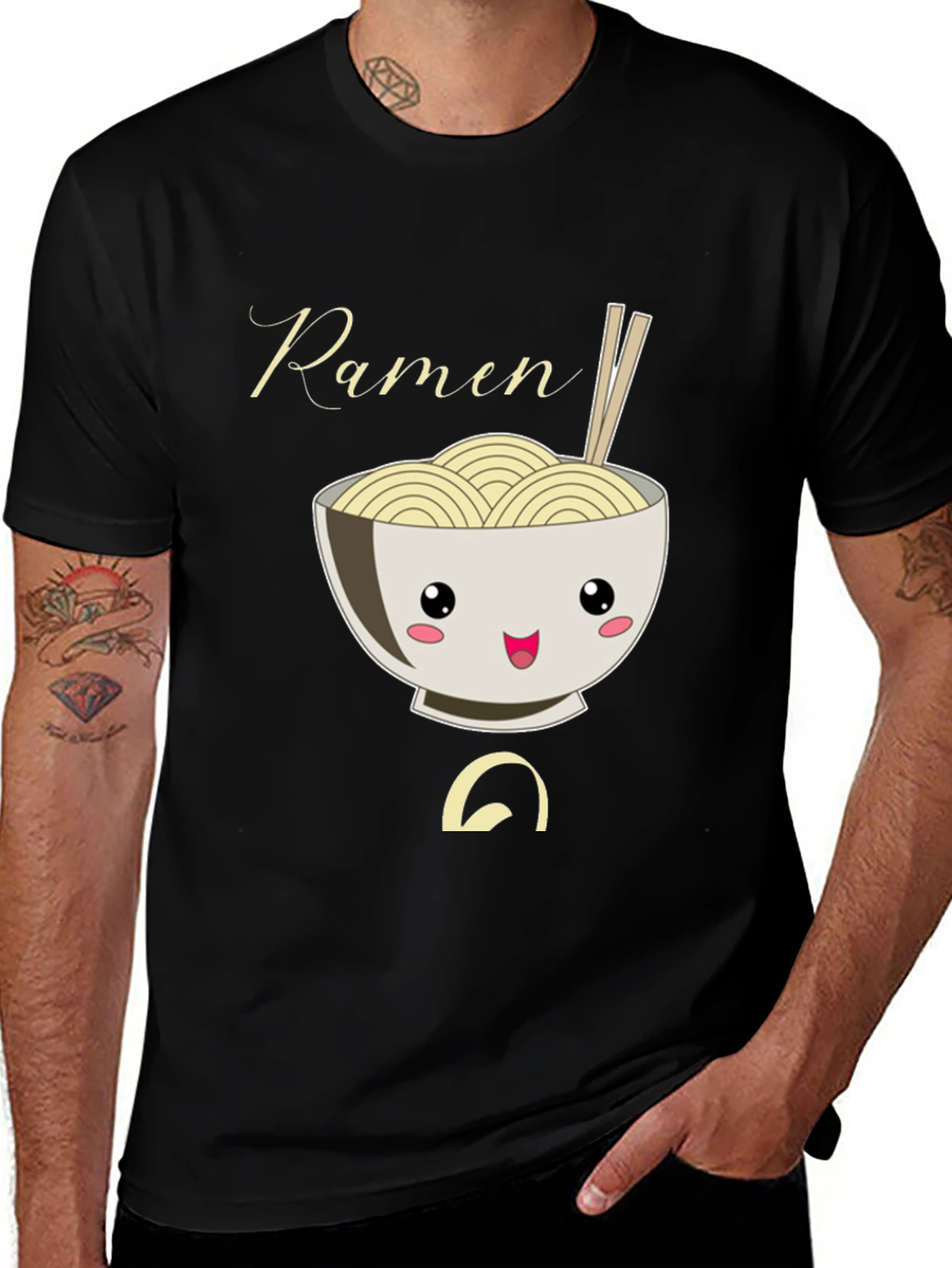 Variant 26 of Ramen Lover Graphic T-Shirt - Unisex Cotton Tee