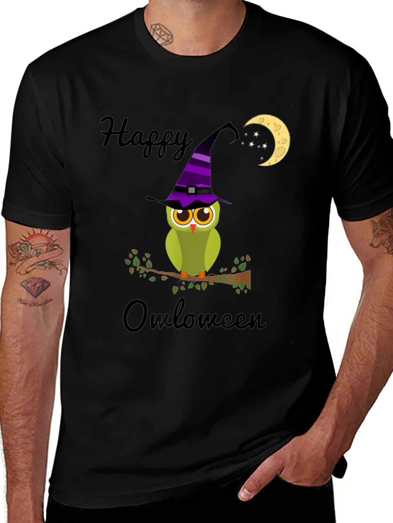 Variant 18 of Happy Owloween T-Shirt