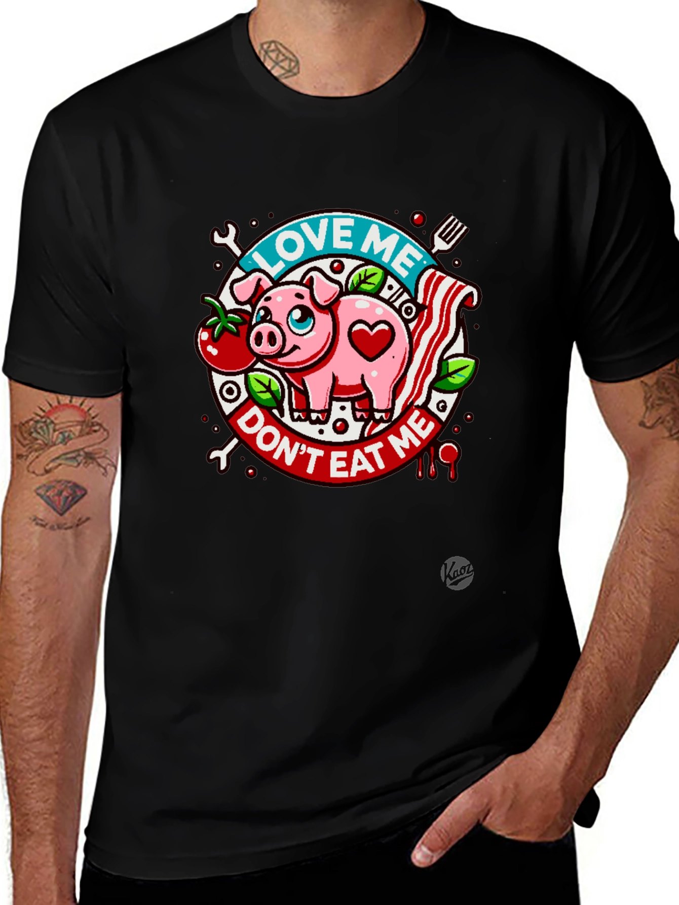 Variant 23 of Love Me Don't Eat Me Graphic Tee