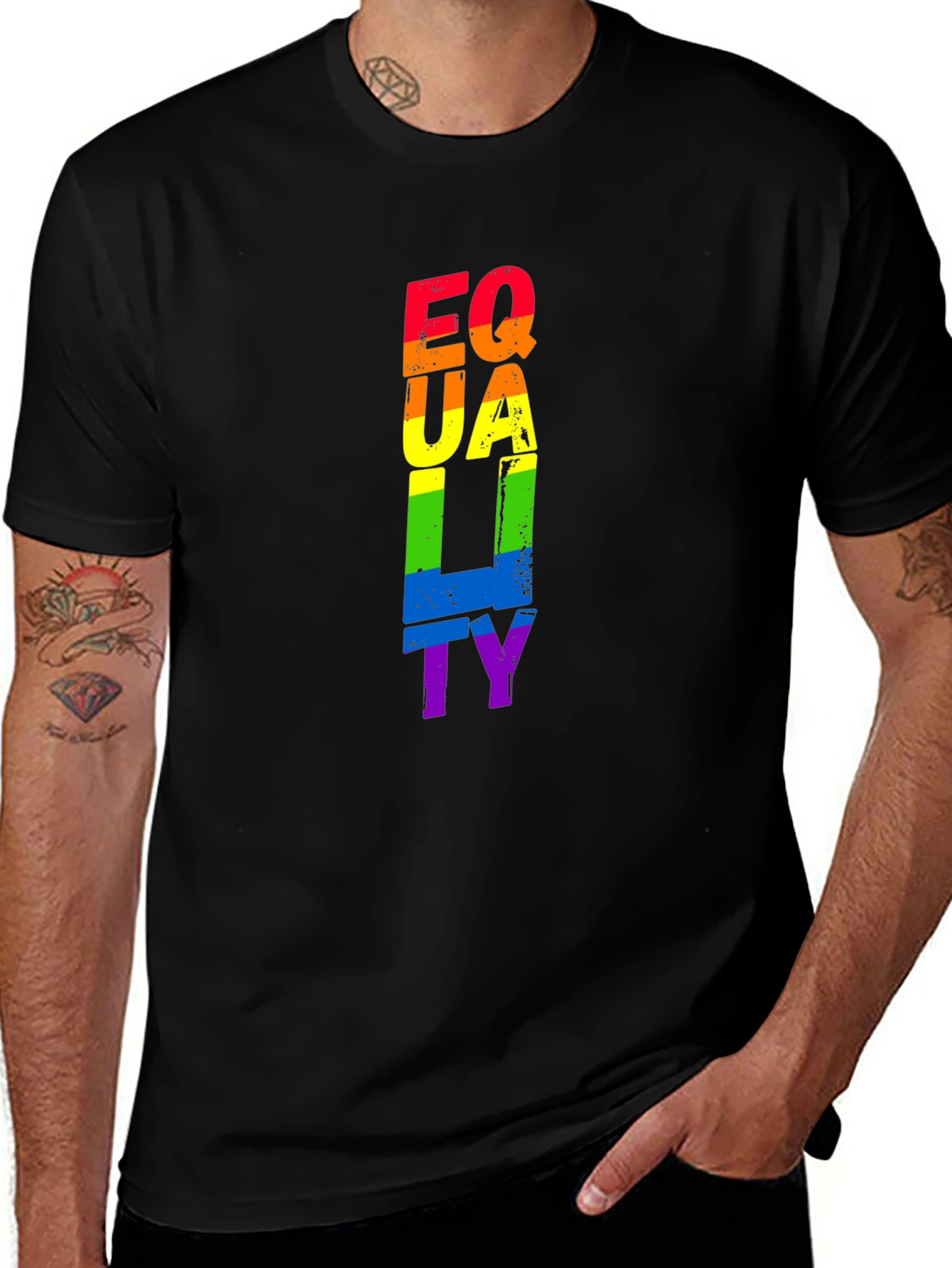 Variant 16 of Equality Rainbow T-Shirt