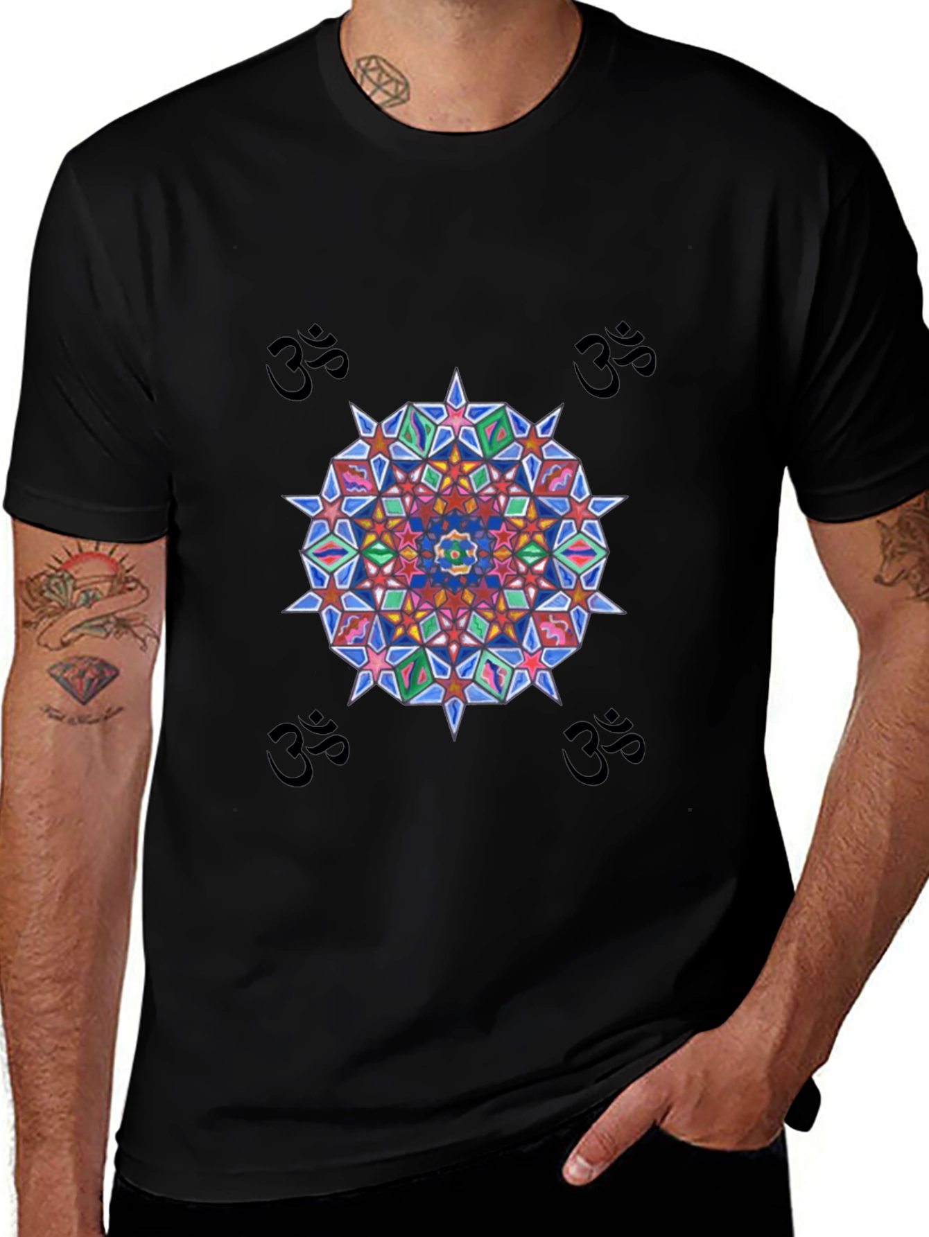 Variant 5 of Geometric Mandala T-Shirt