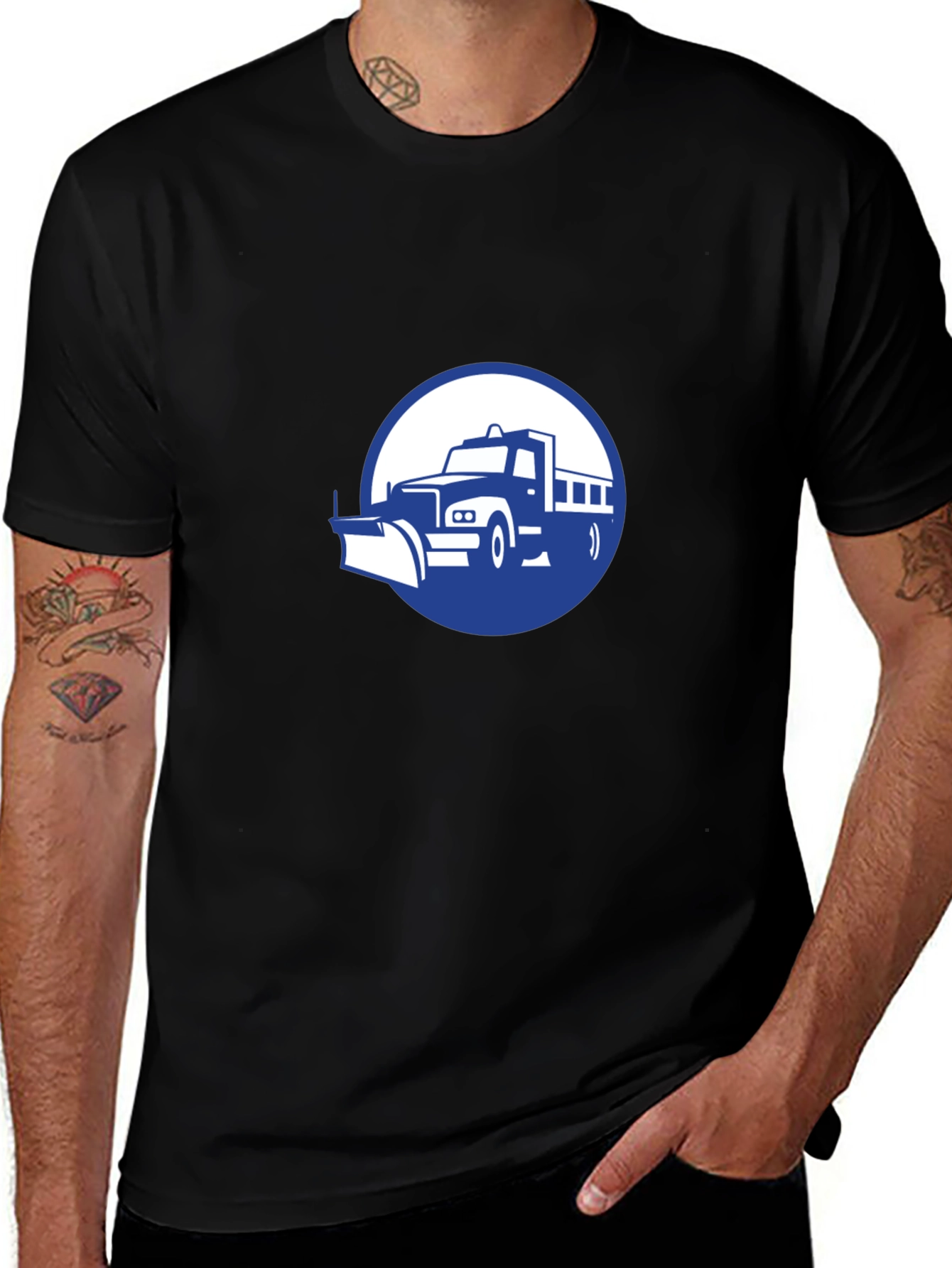 Variant 28 of Snowplow Truck Graphic Tee
