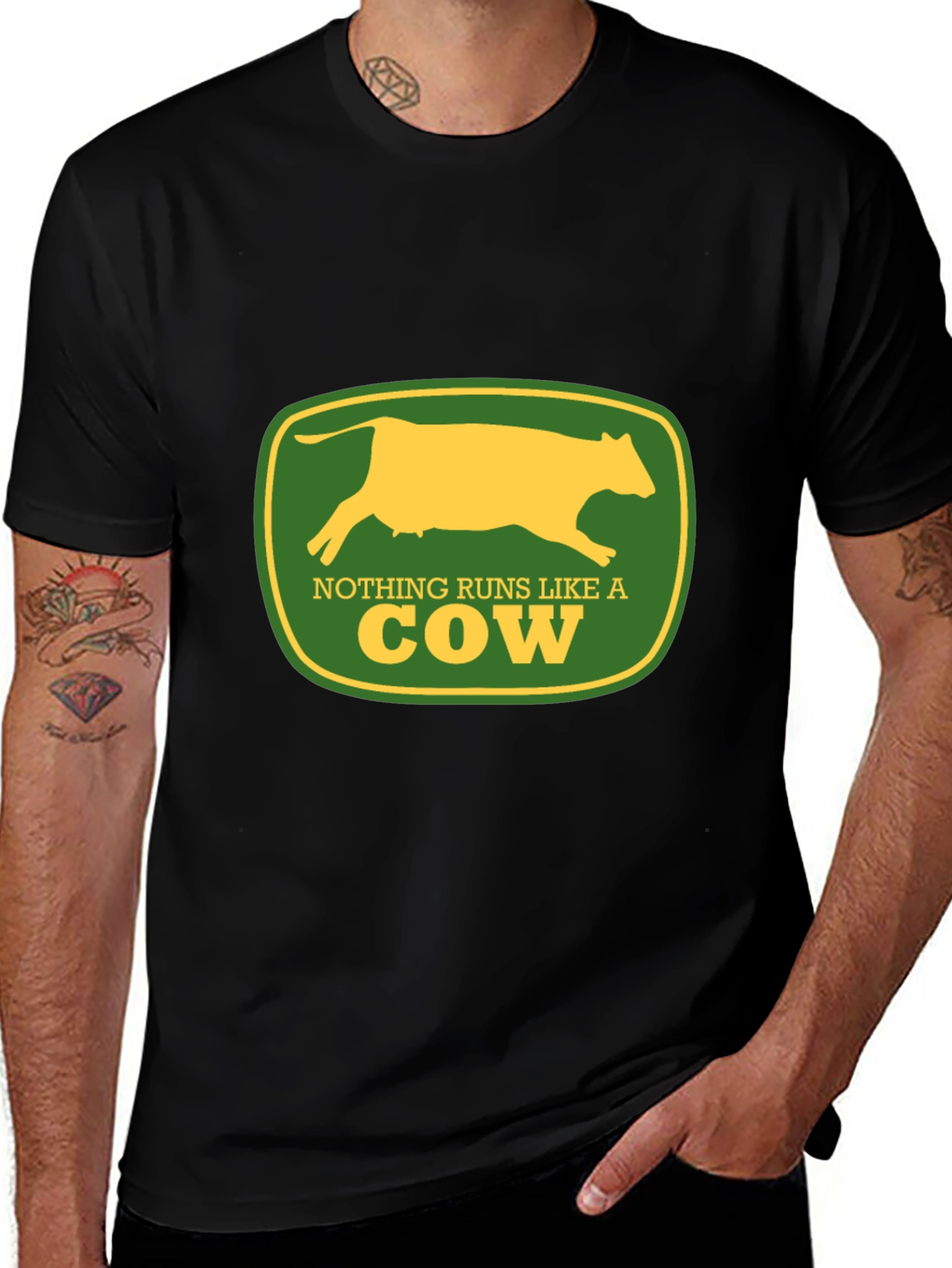 Variant 25 of Nothing Runs Like a Cow T-Shirt