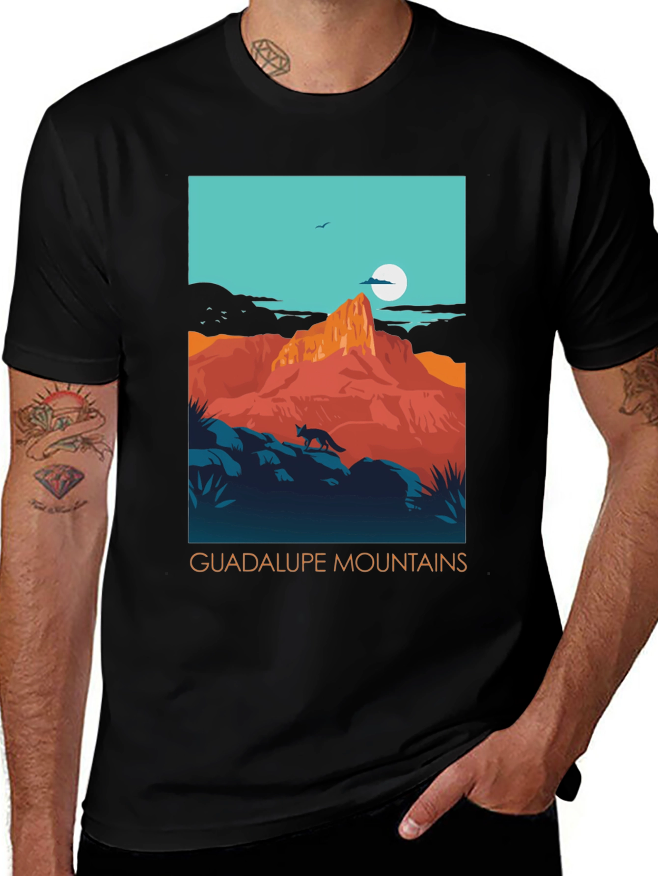 Variant 20 of Guadalupe Mountains Graphic T-Shirt